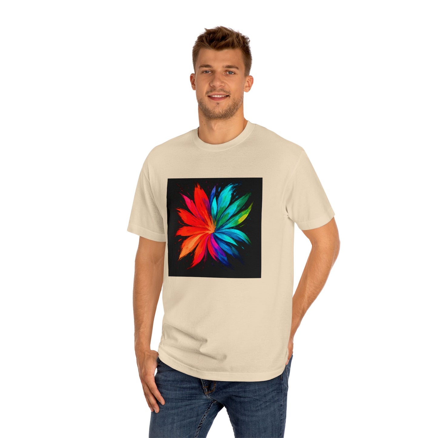 Colorful Floral Unisex Classic Tee - Melt Design
