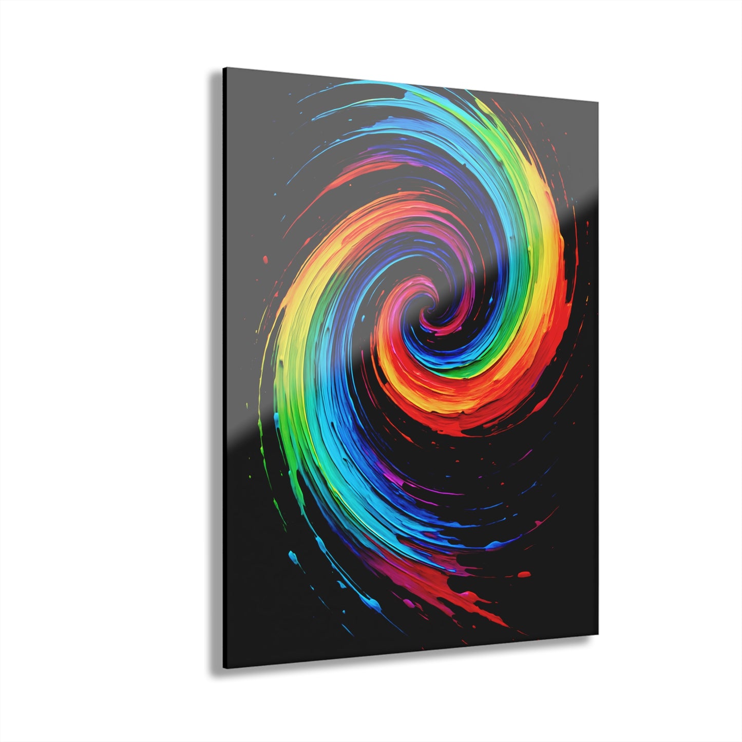 Vibrant Acrylic Wall Art Print - Cyclone Design