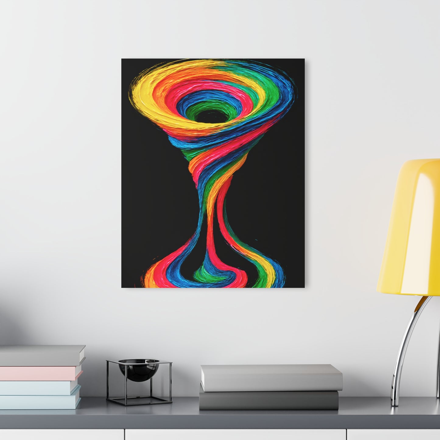 Vibrant Acrylic Wall Art - Cyclone Design