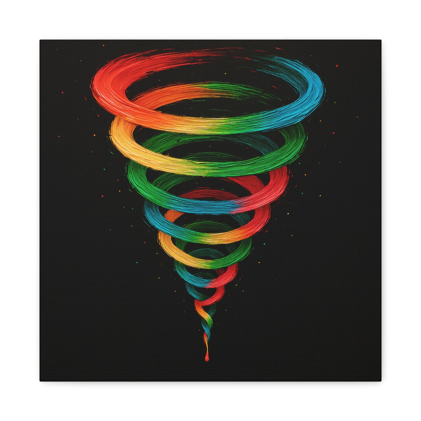 Vibrant Tornado Canvas Wall Art - Cyclone Design
