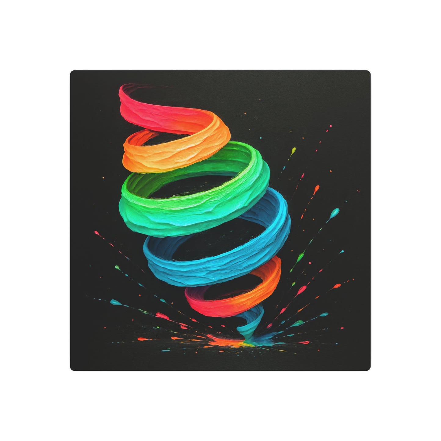 Unique Metal WallArt for Home Decore - Cyclone Design