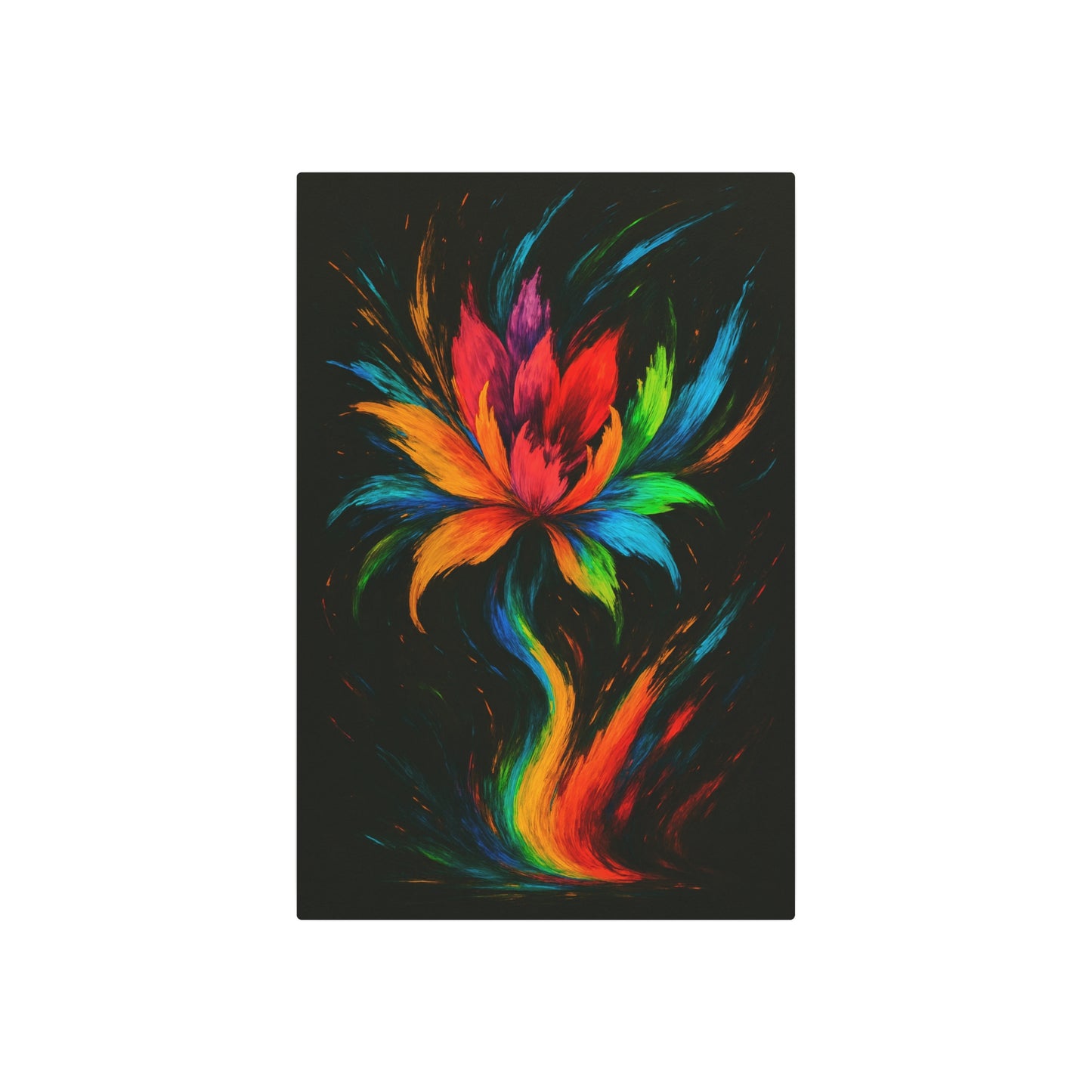Vibrant Lotus Metal Art for Home Decor - Melt Design