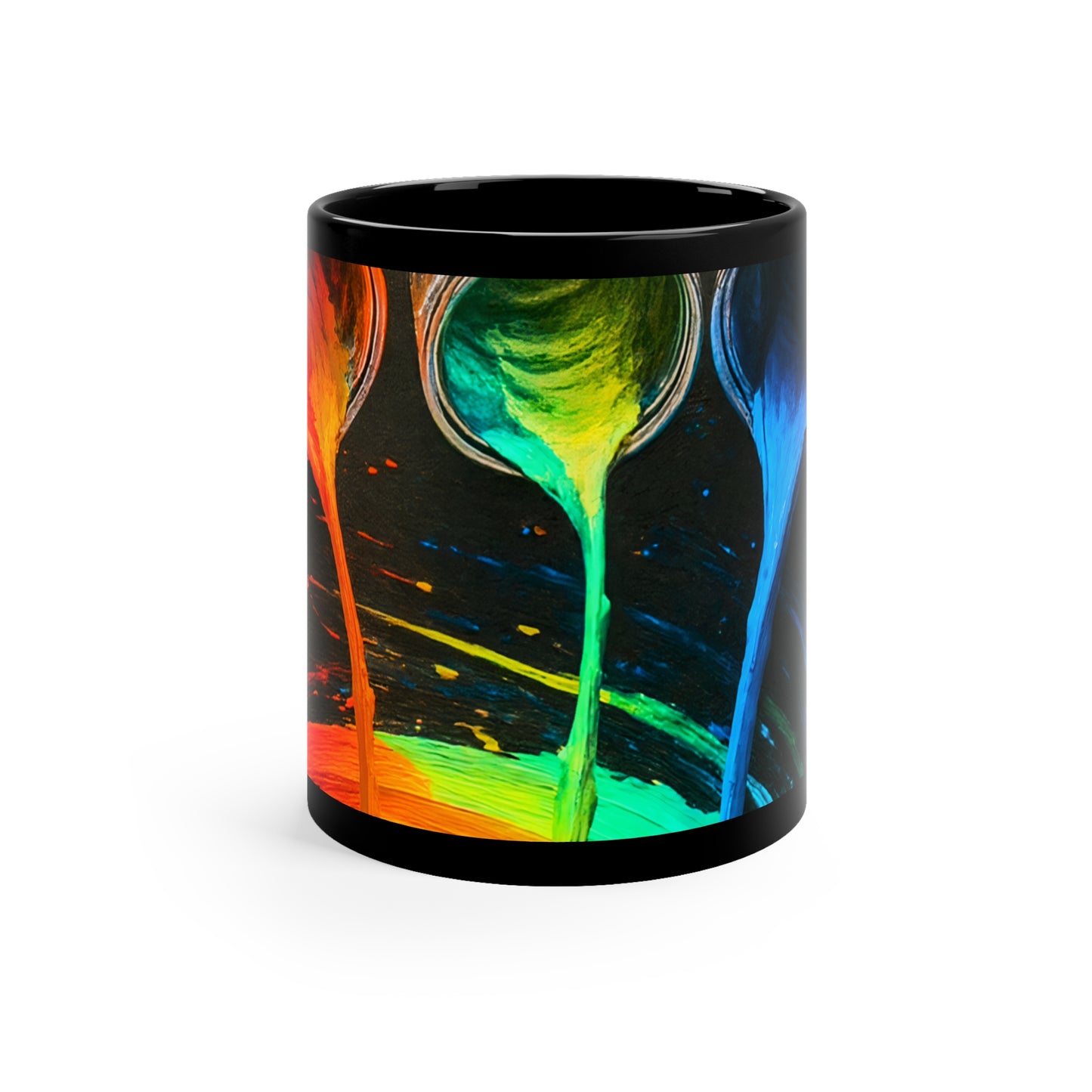 Colorful Paint Splash Coffee Mug - Melt Design