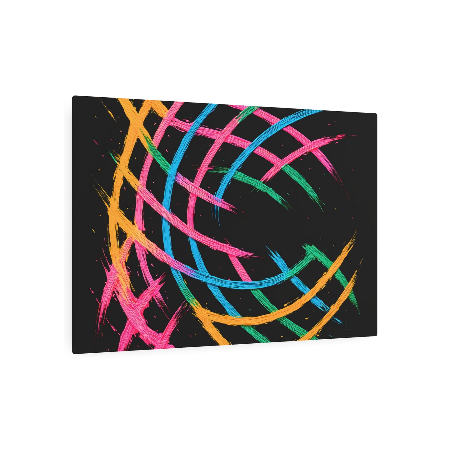 Colorful Wall Décor Metal Art - Weave Design