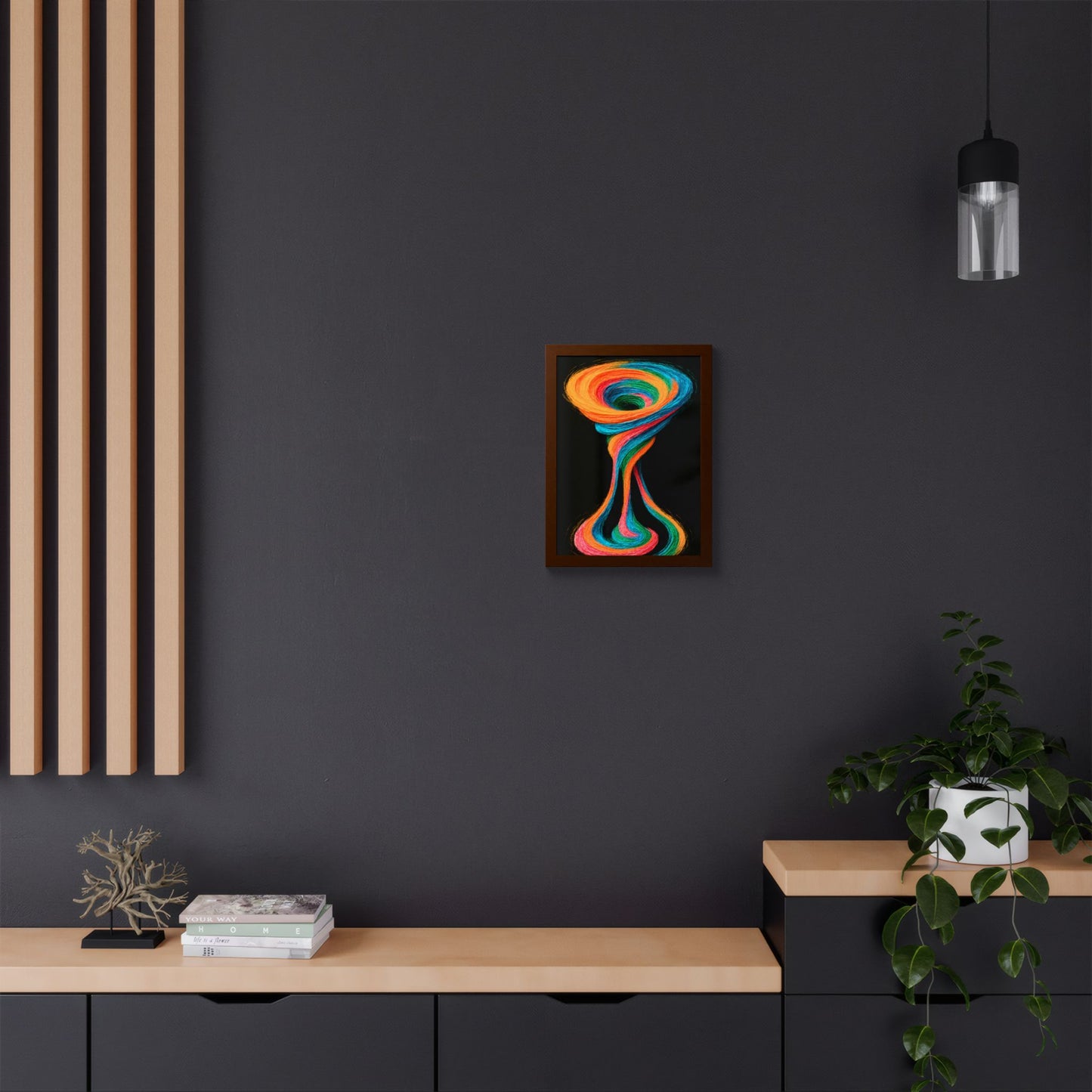 Colorful Abstract Home Decor Wall Art - Cyclone Design