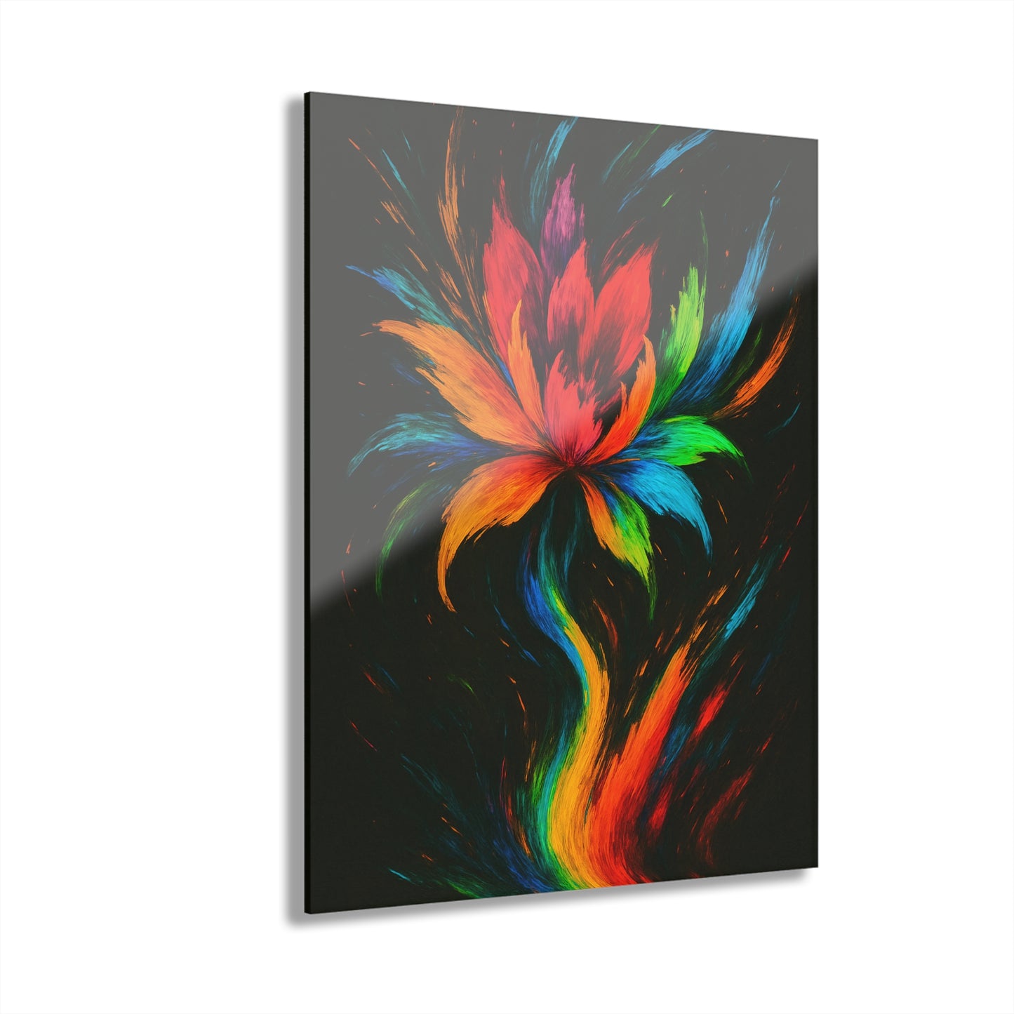 Vibrant Flower Acrylic Print - Melt Design