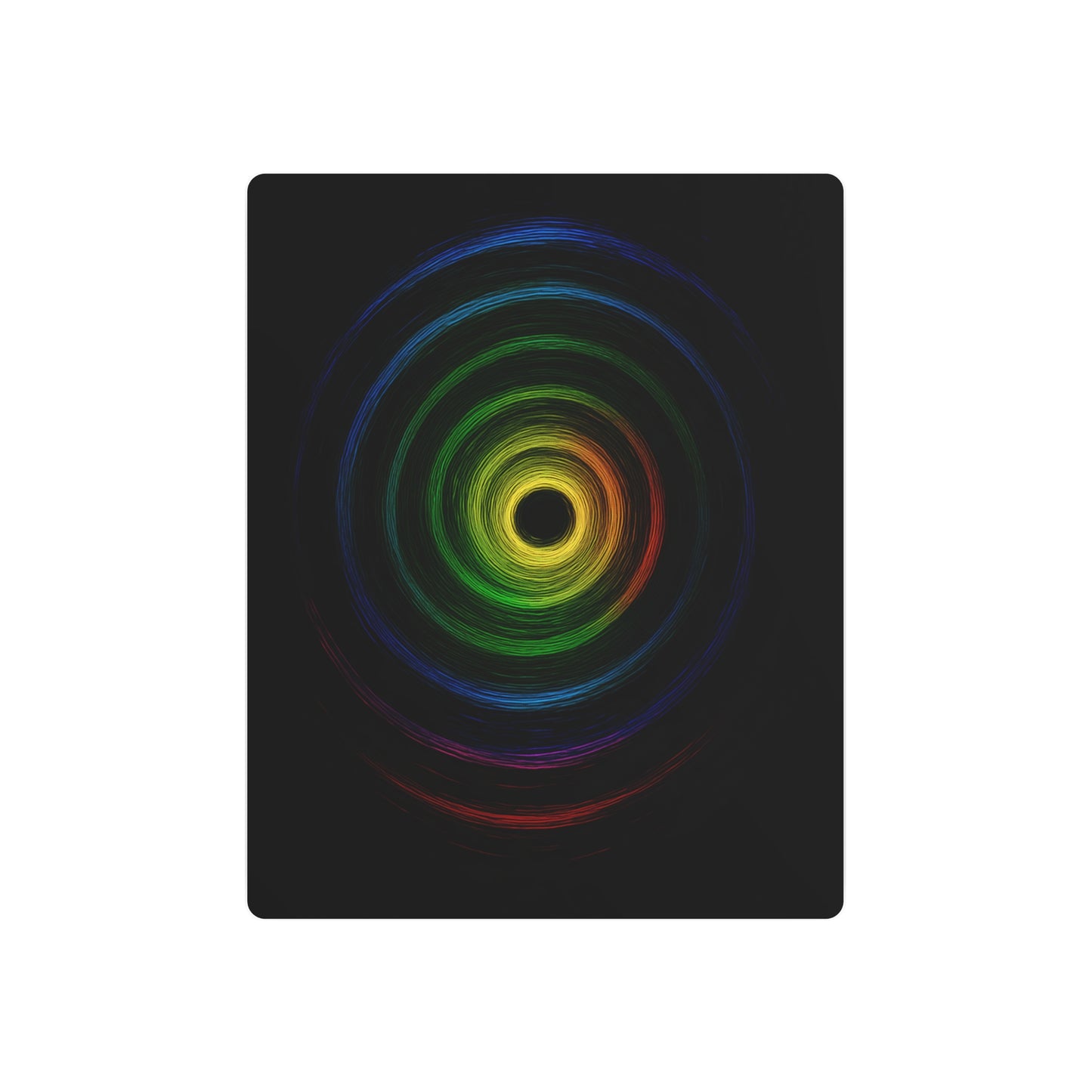 Colorful Spiral WallArt Metal Print - Cyclone Design