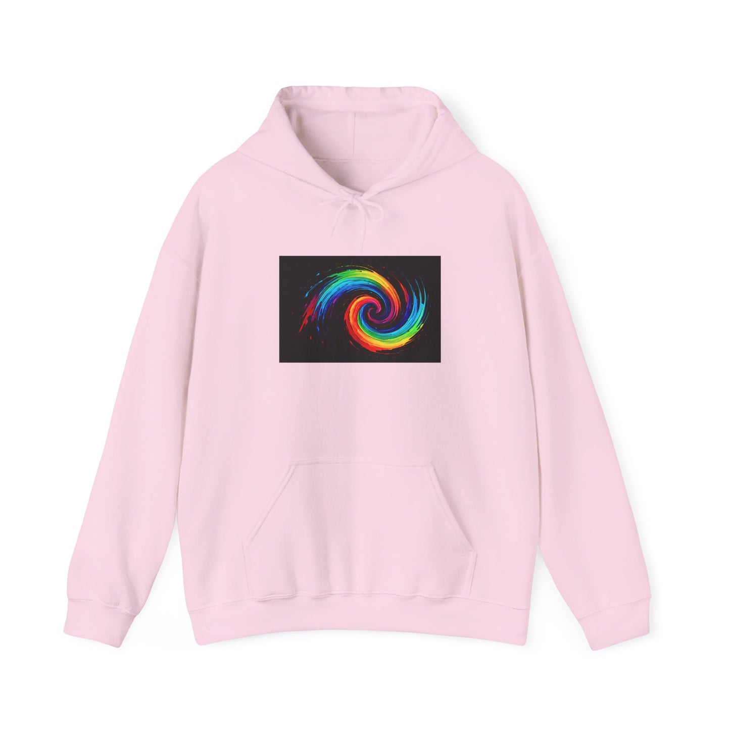 Colorful Swirl Hooded Sweatshirt - Cyclone Design