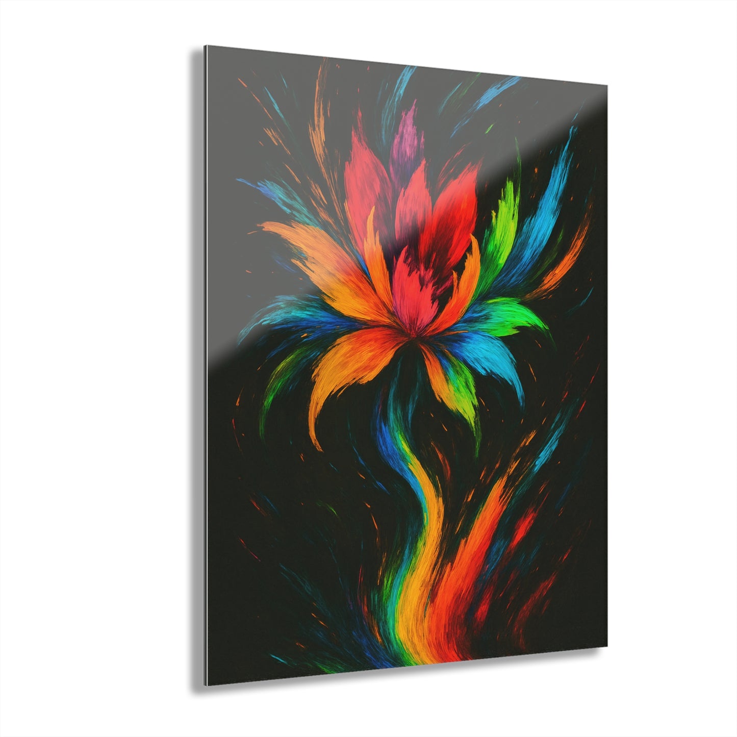 Vibrant Flower Acrylic Print - Melt Design