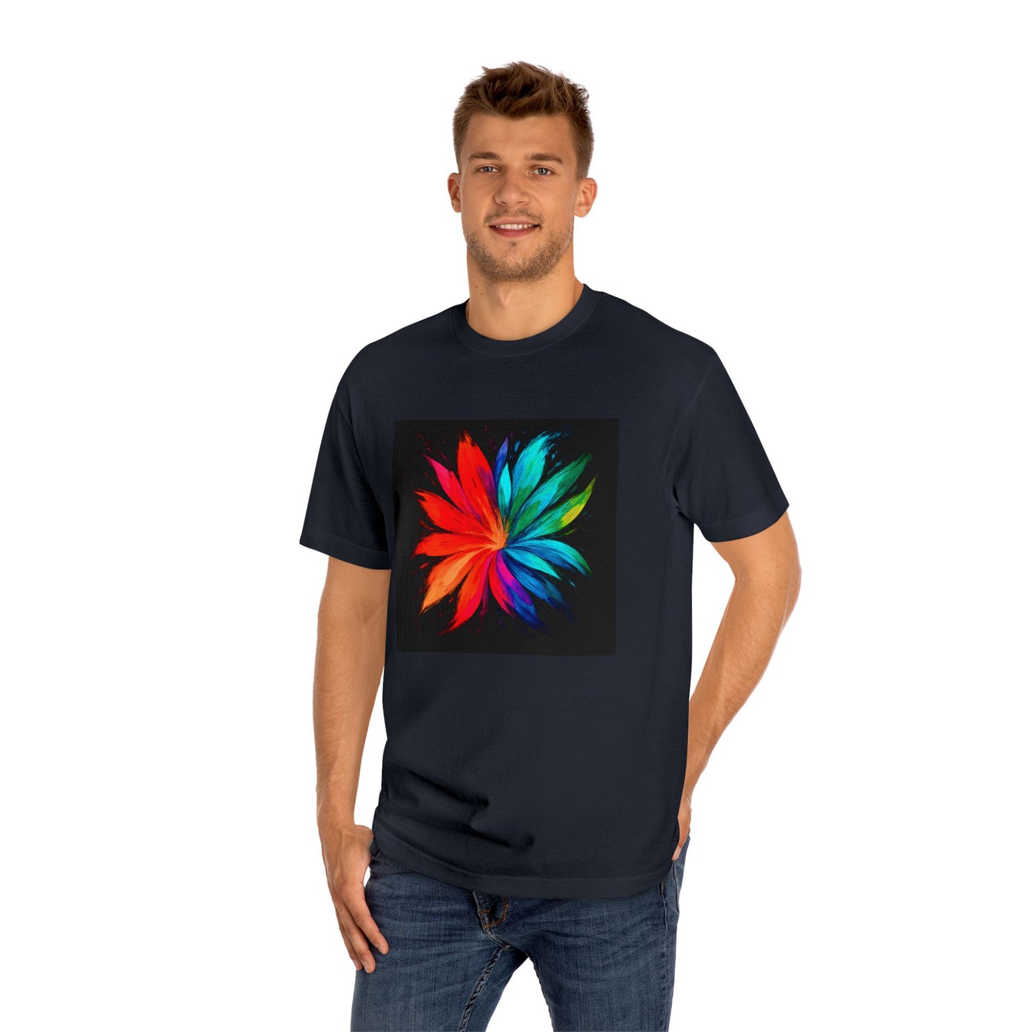 Colorful Floral Unisex Classic Tee - Melt Design