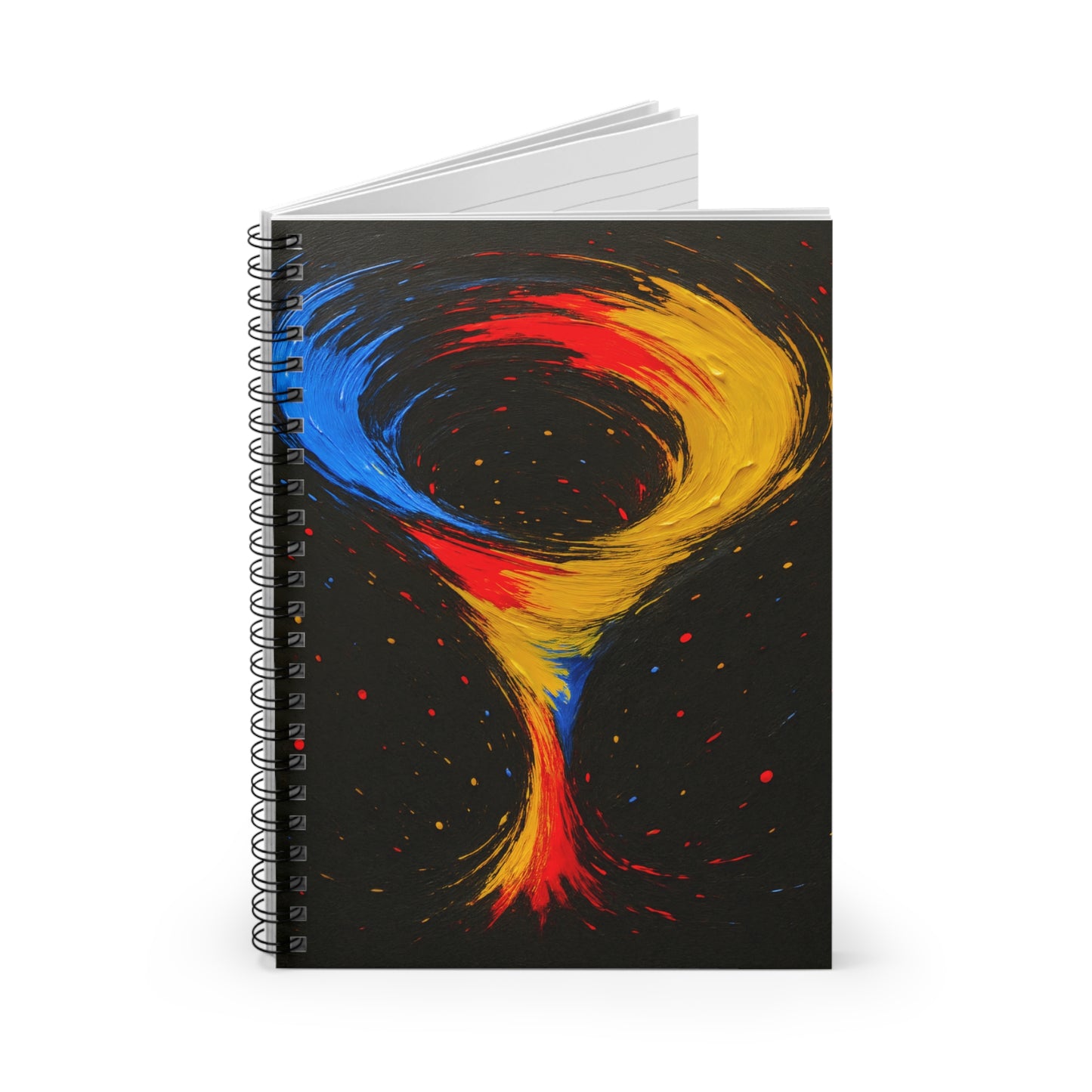 Spiral Notebook for Creative Note - Cyclone Design