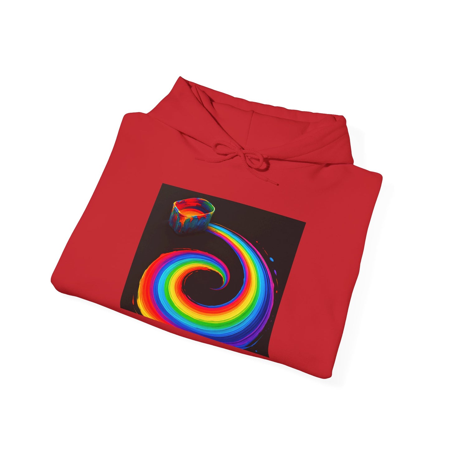 Colorful Spiral Hoodie - Melt Design