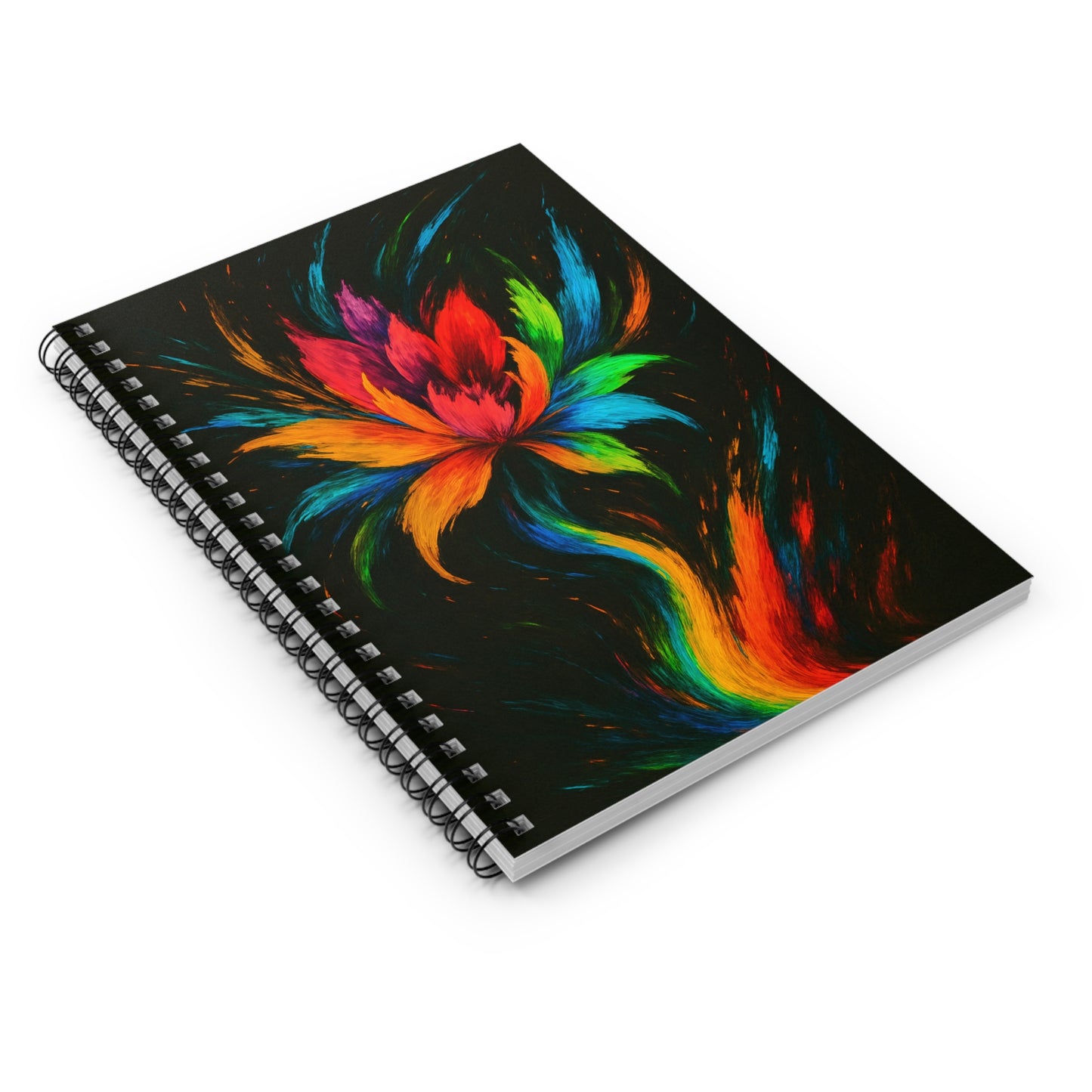 Colorful Lotus Spiral Notebook - Melt Design