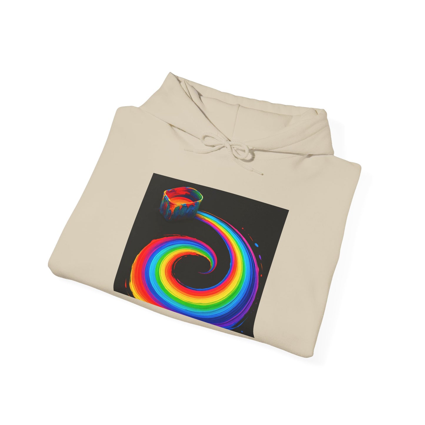Colorful Spiral Hoodie - Melt Design
