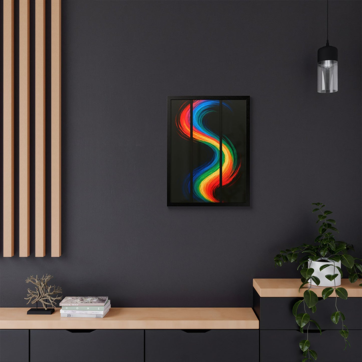 Colorful Art Print - Weave Design