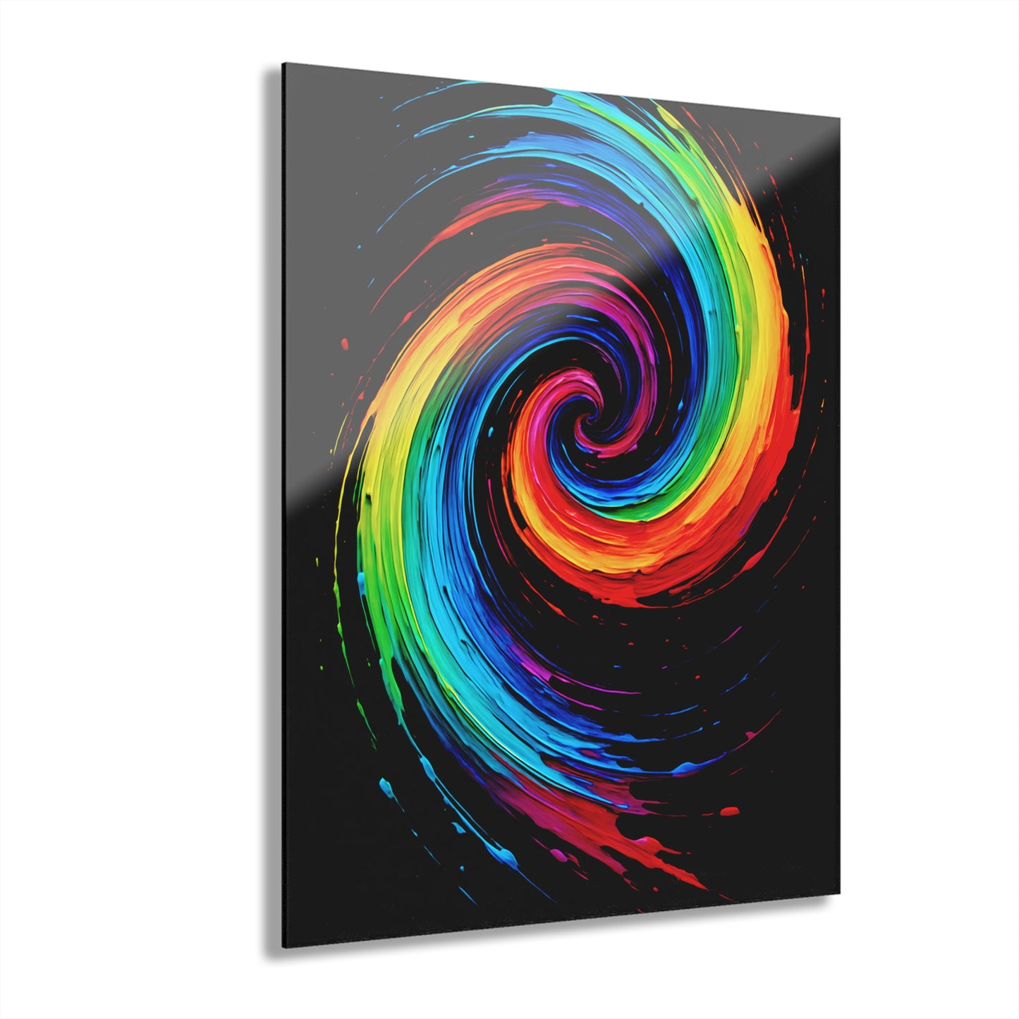 Vibrant Acrylic Wall Art Print - Cyclone Design