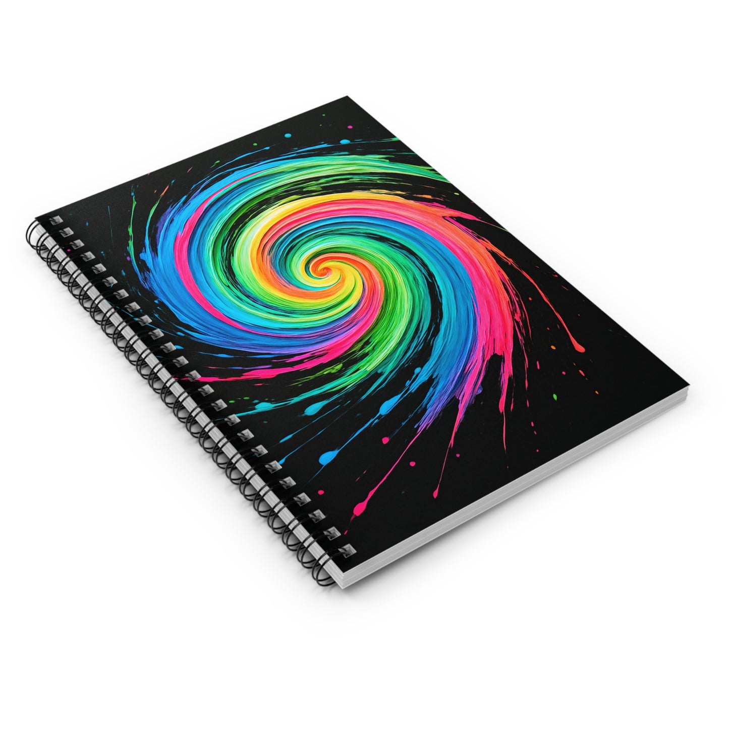 Colorful Spiral Notebook - Melt Design