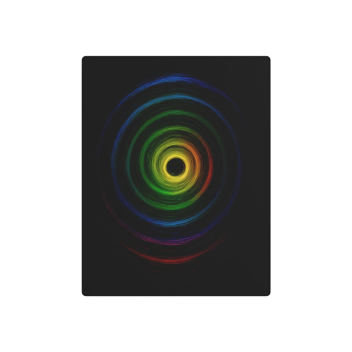 Colorful Spiral WallArt Metal Print - Cyclone Design