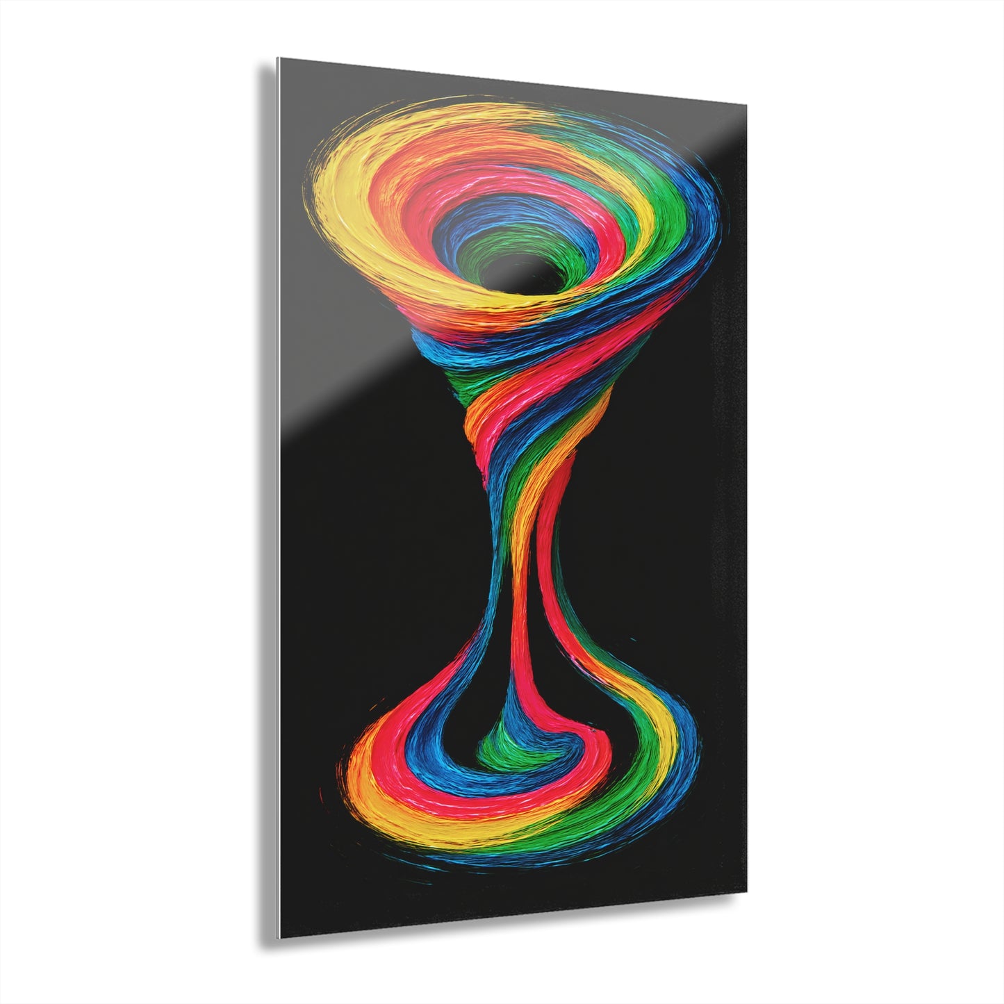 Vibrant Acrylic Wall Art - Cyclone Design