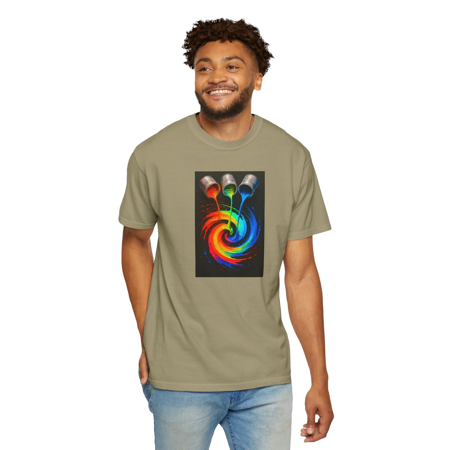 Colorful Artistic T-Shirt - Melt Design