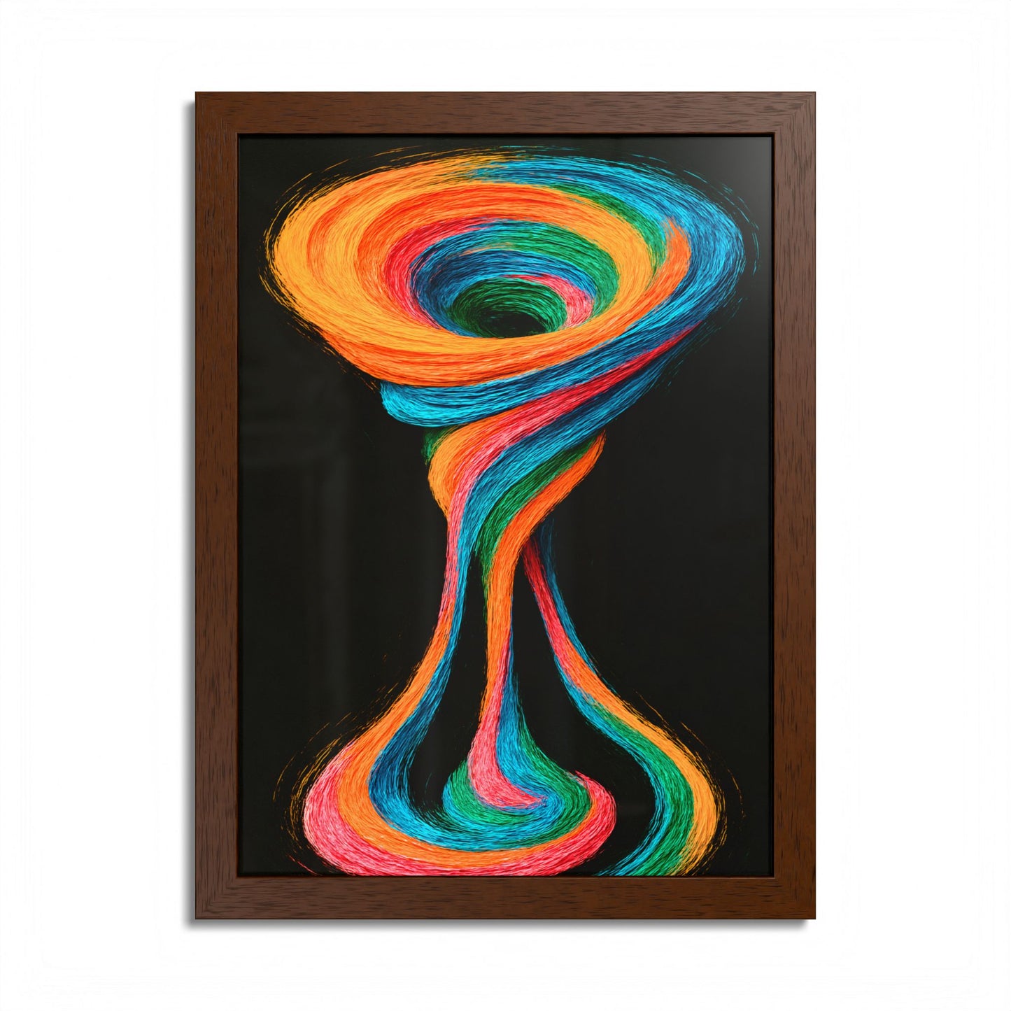 Colorful Abstract Home Decor Wall Art - Cyclone Design