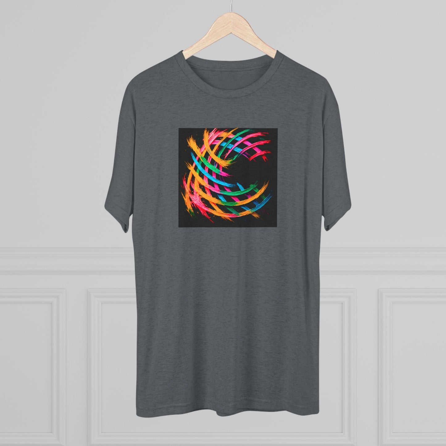 Unisex Tri-Blend Crew Tee - Weave Design
