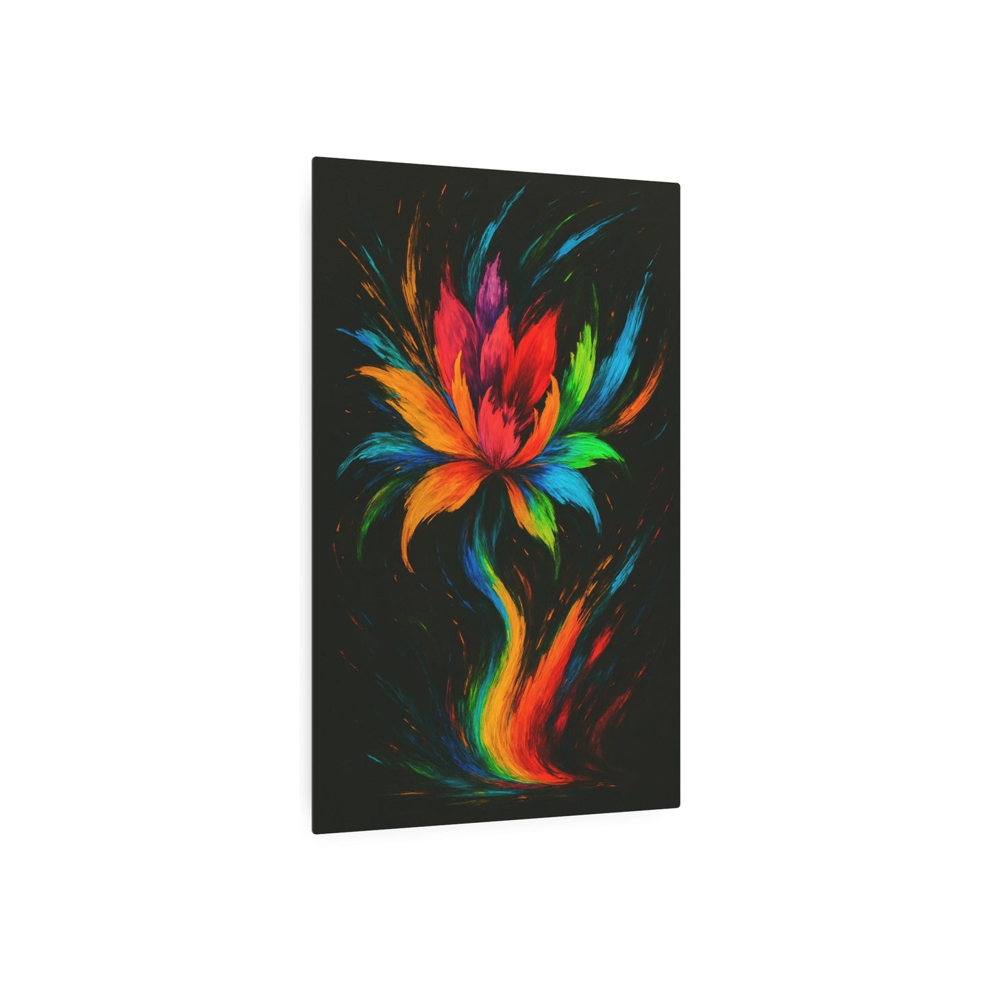 Vibrant Lotus Metal Art for Home Decor - Melt Design