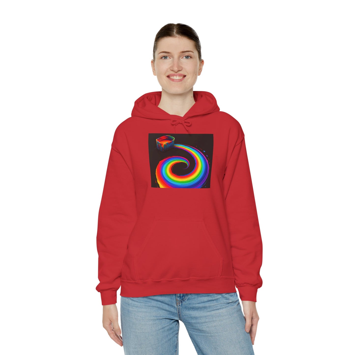 Colorful Spiral Hoodie - Melt Design