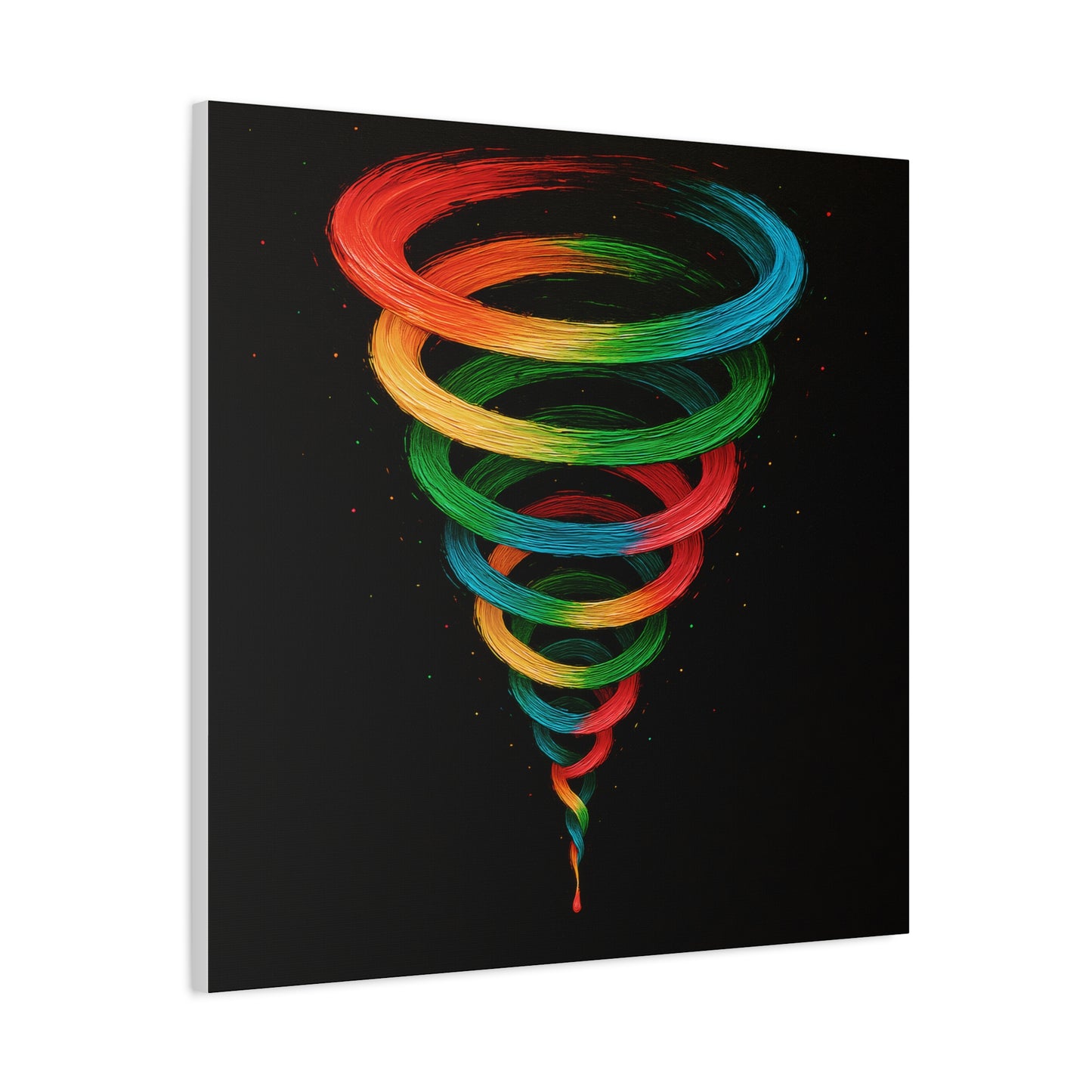 Vibrant Tornado Canvas Wall Art - Cyclone Design