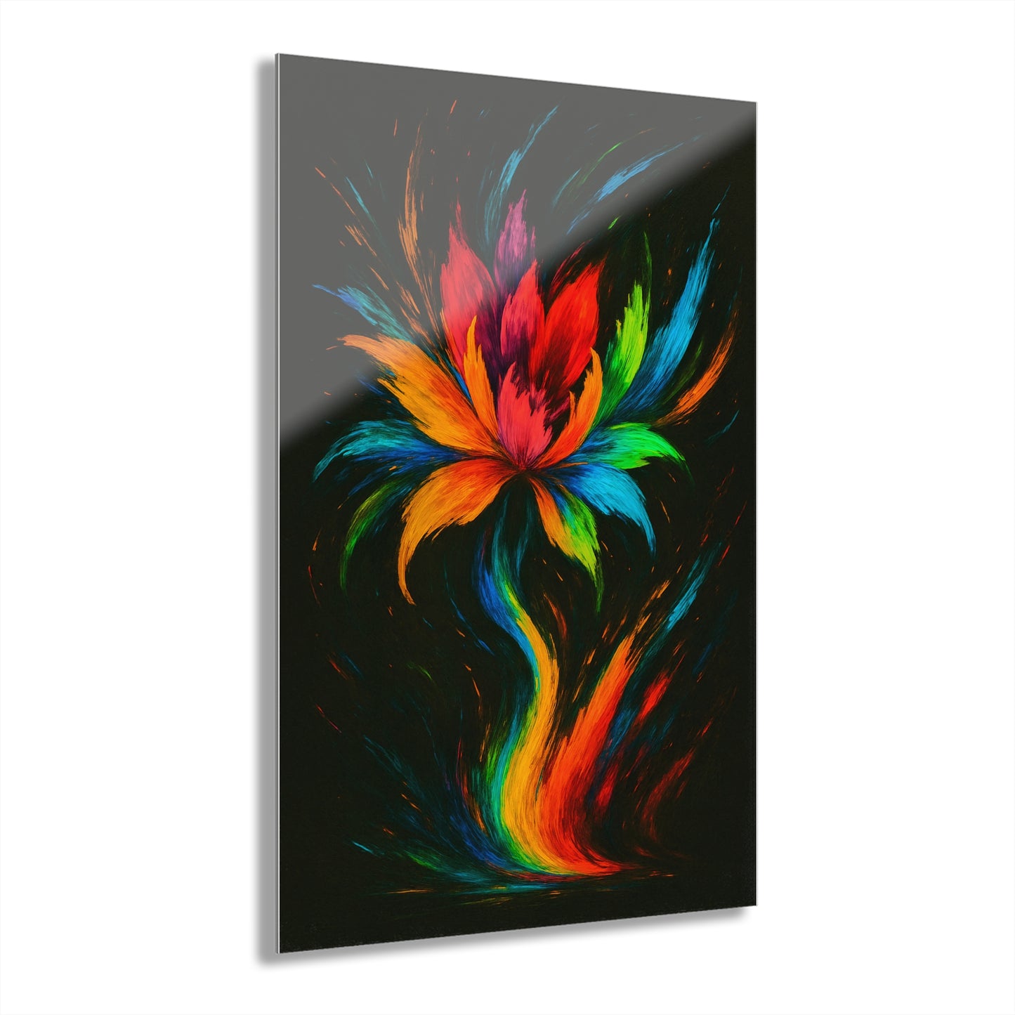 Vibrant Flower Acrylic Print - Melt Design