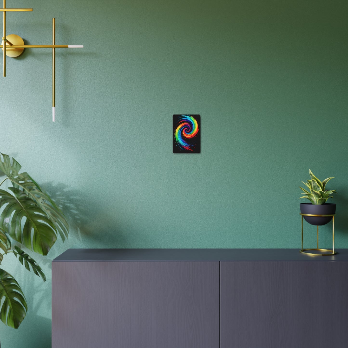 Colorful Wall Décor Metal Art - Cyclone Design