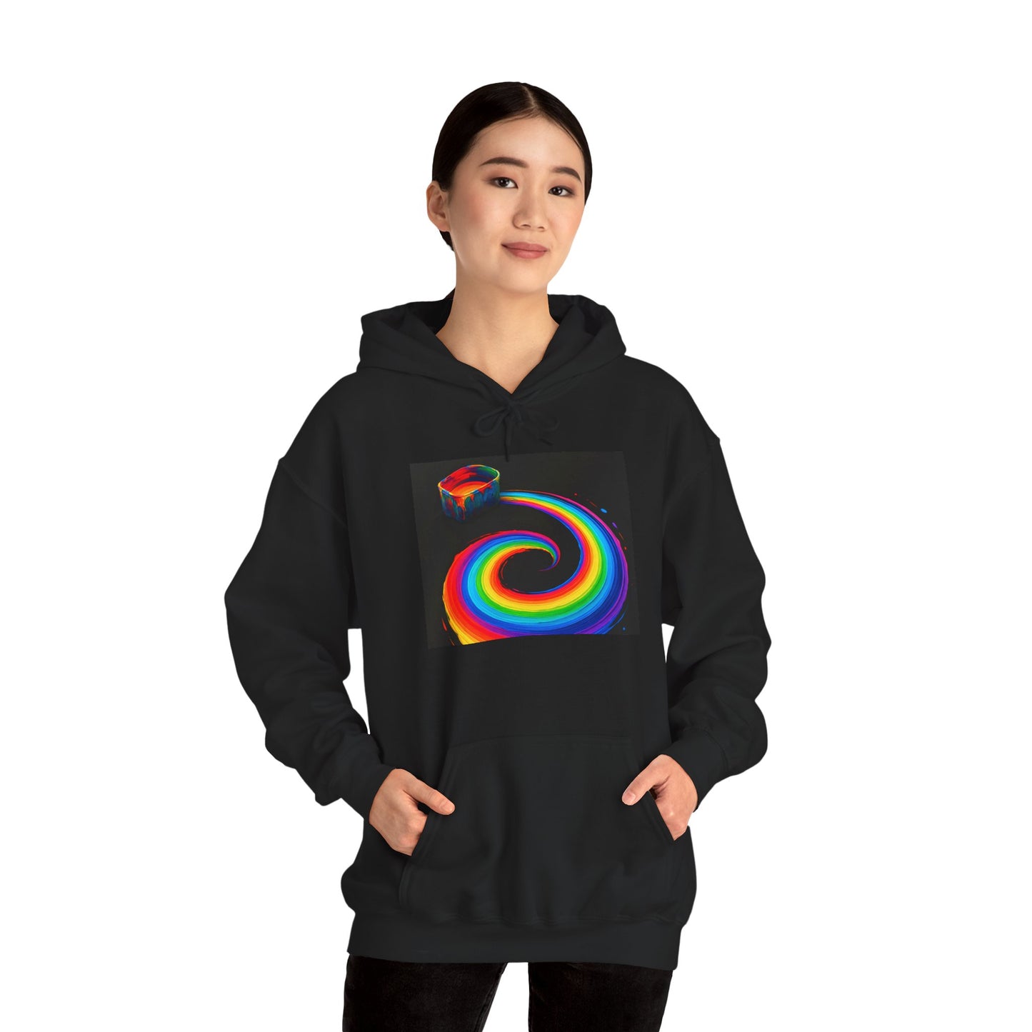 Colorful Spiral Hoodie - Melt Design