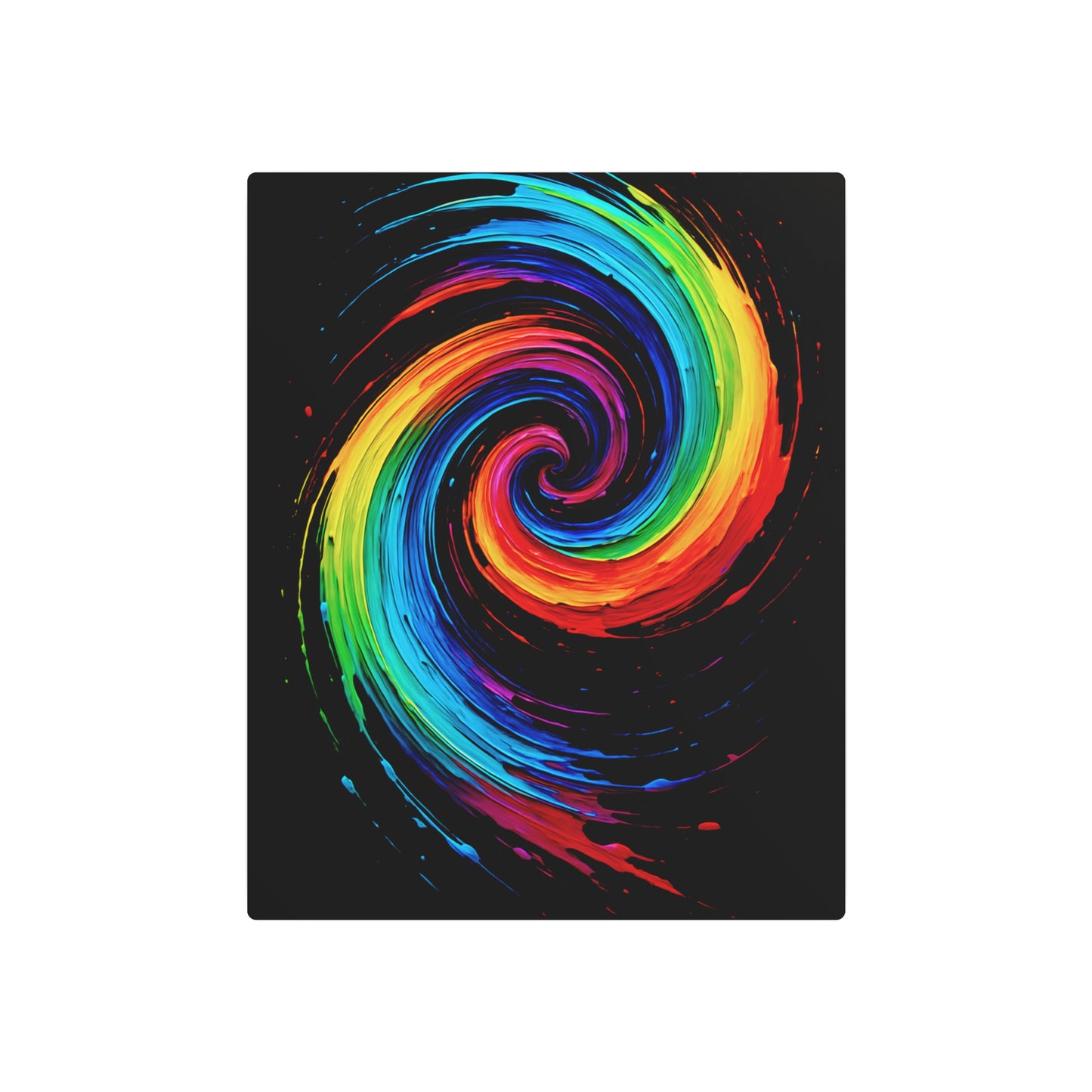 Colorful Wall Décor Metal Art - Cyclone Design