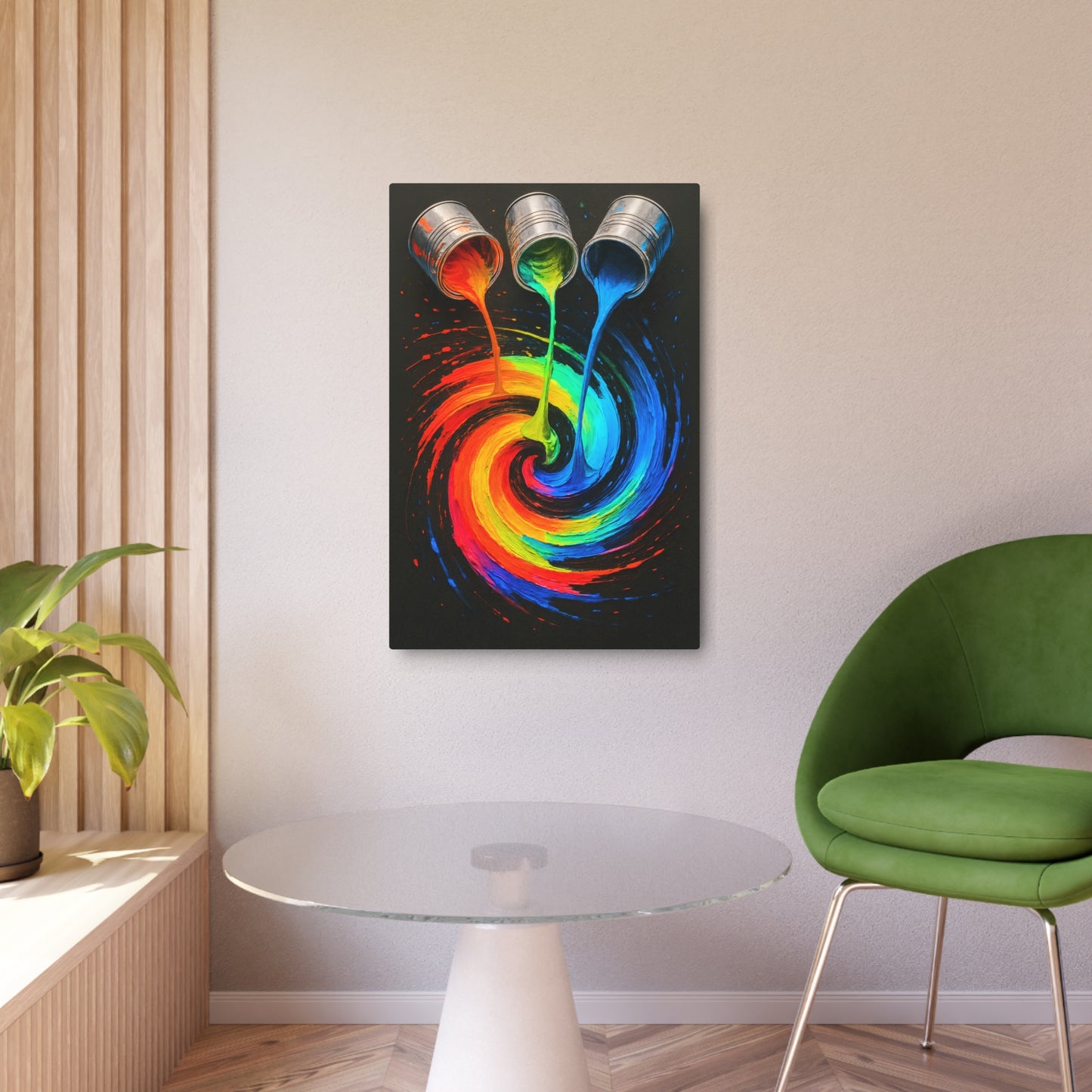 Vibrant Metal Art - Melt Design