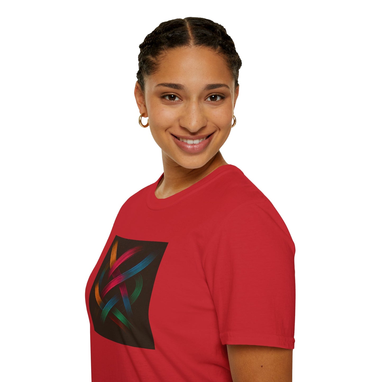 Unisex T-Shirt for Art Lovers - Weave Design