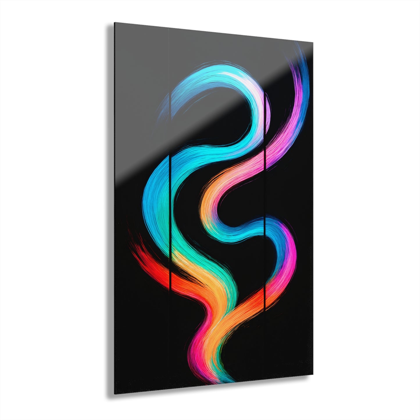 Modern Home Acrylic Wall Art Print - Weave Design