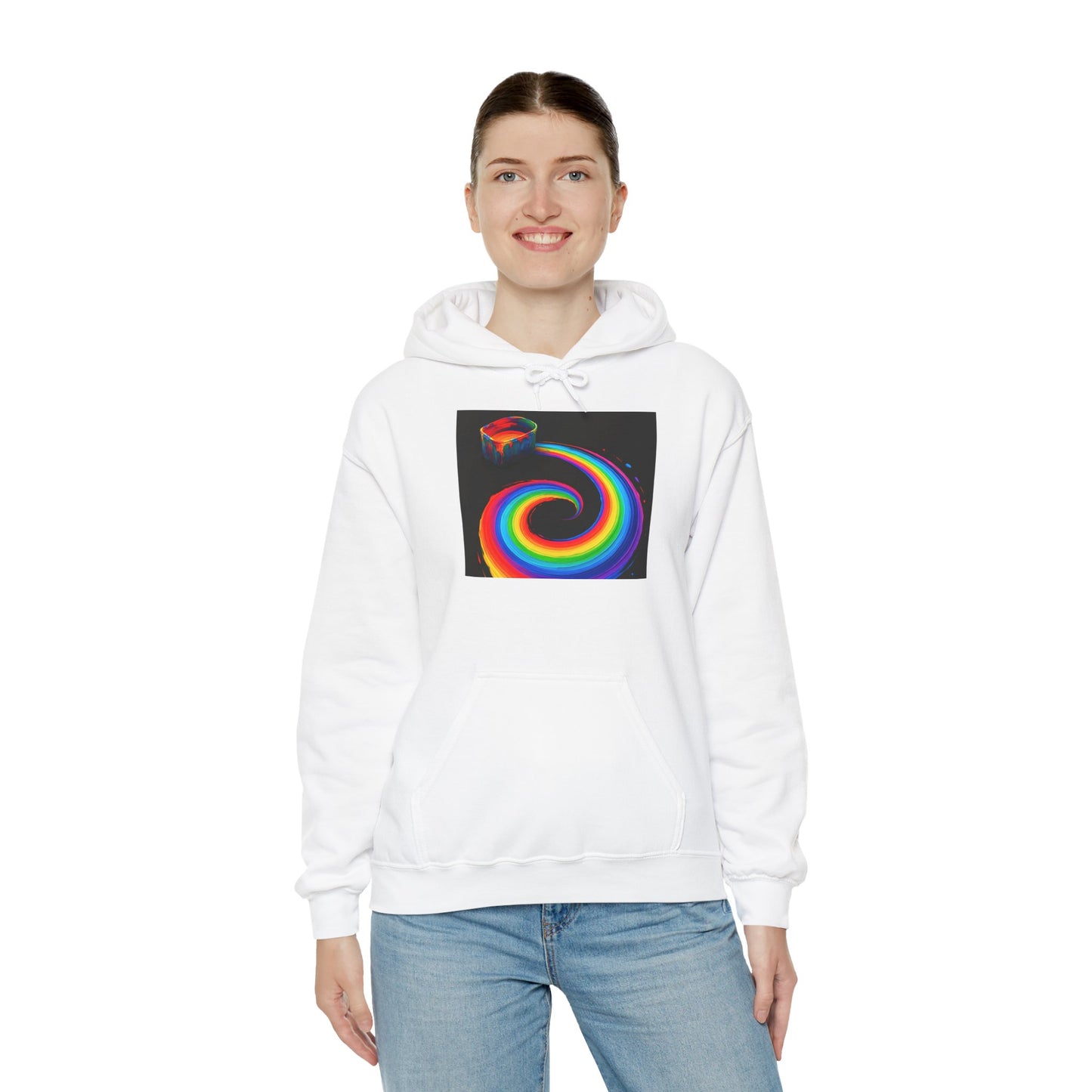 Colorful Spiral Hoodie - Melt Design