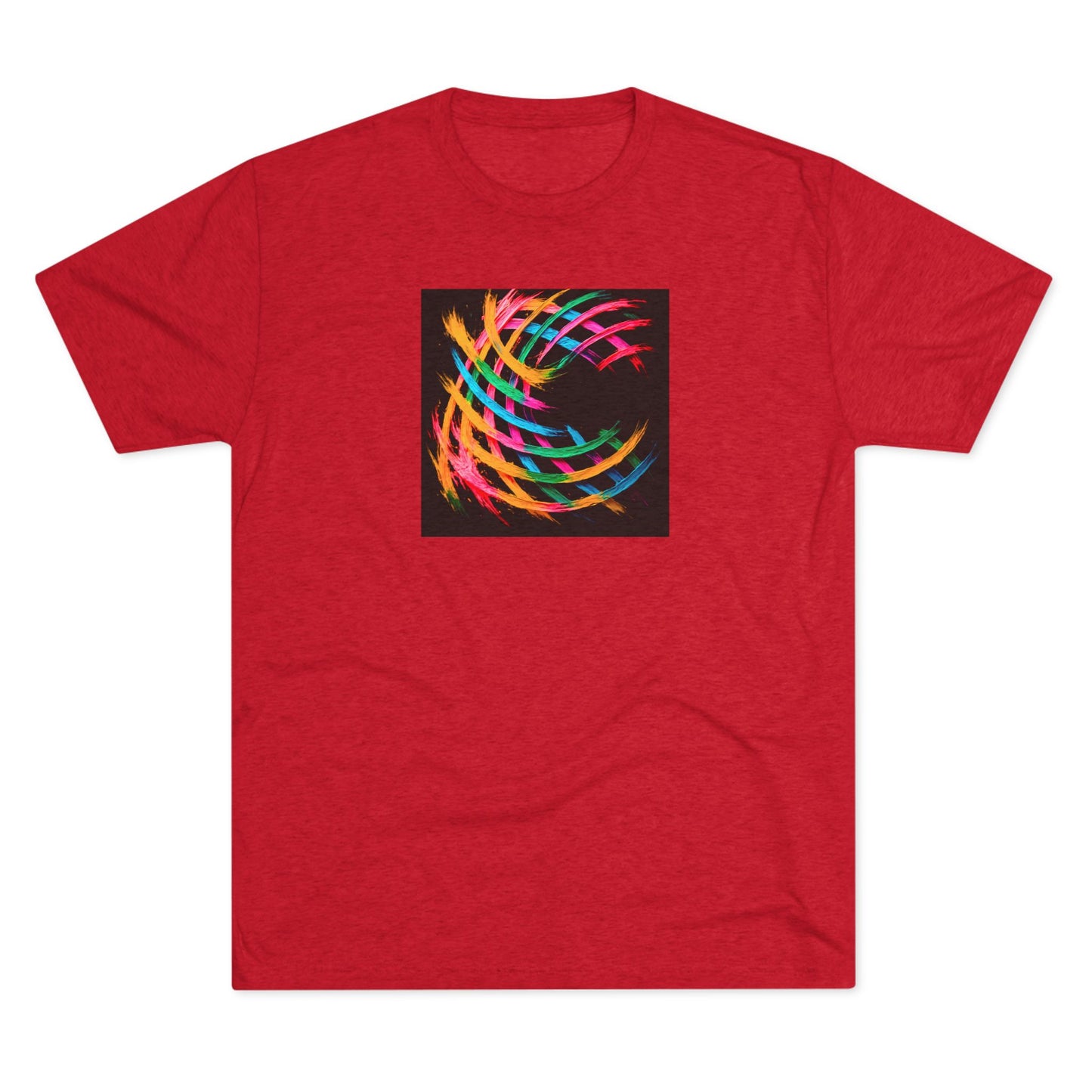 Unisex Tri-Blend Crew Tee - Weave Design