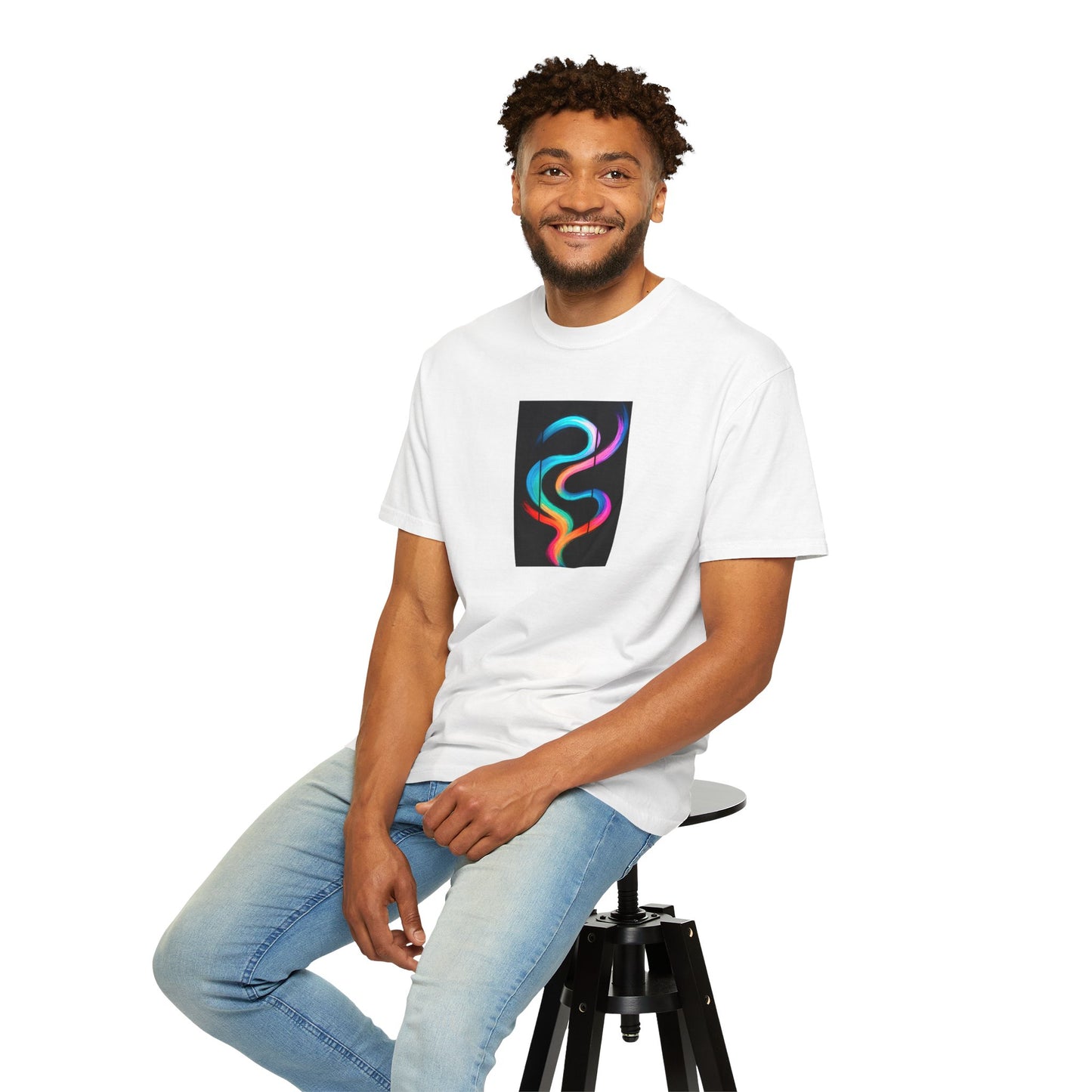 Vibrant Wave Unisex T-Shirt - Weave Design