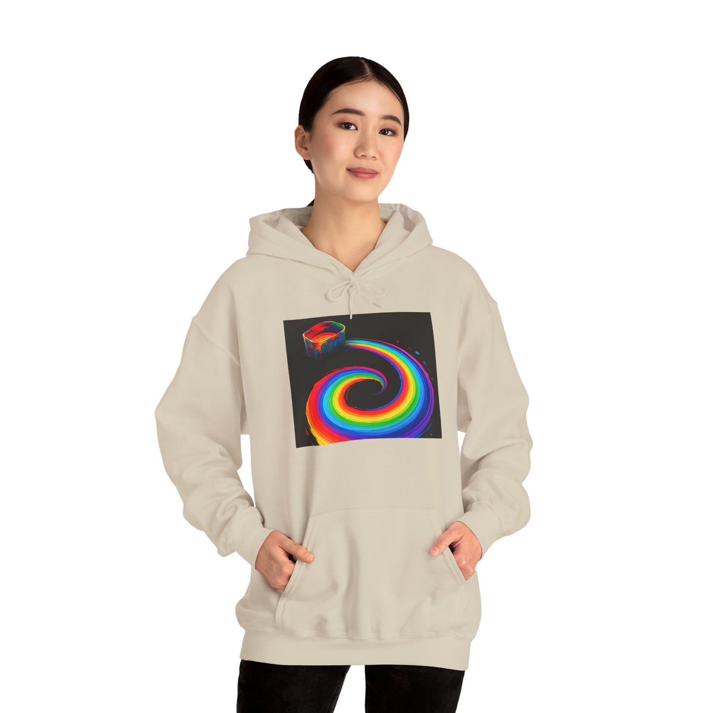 Colorful Spiral Hoodie - Melt Design