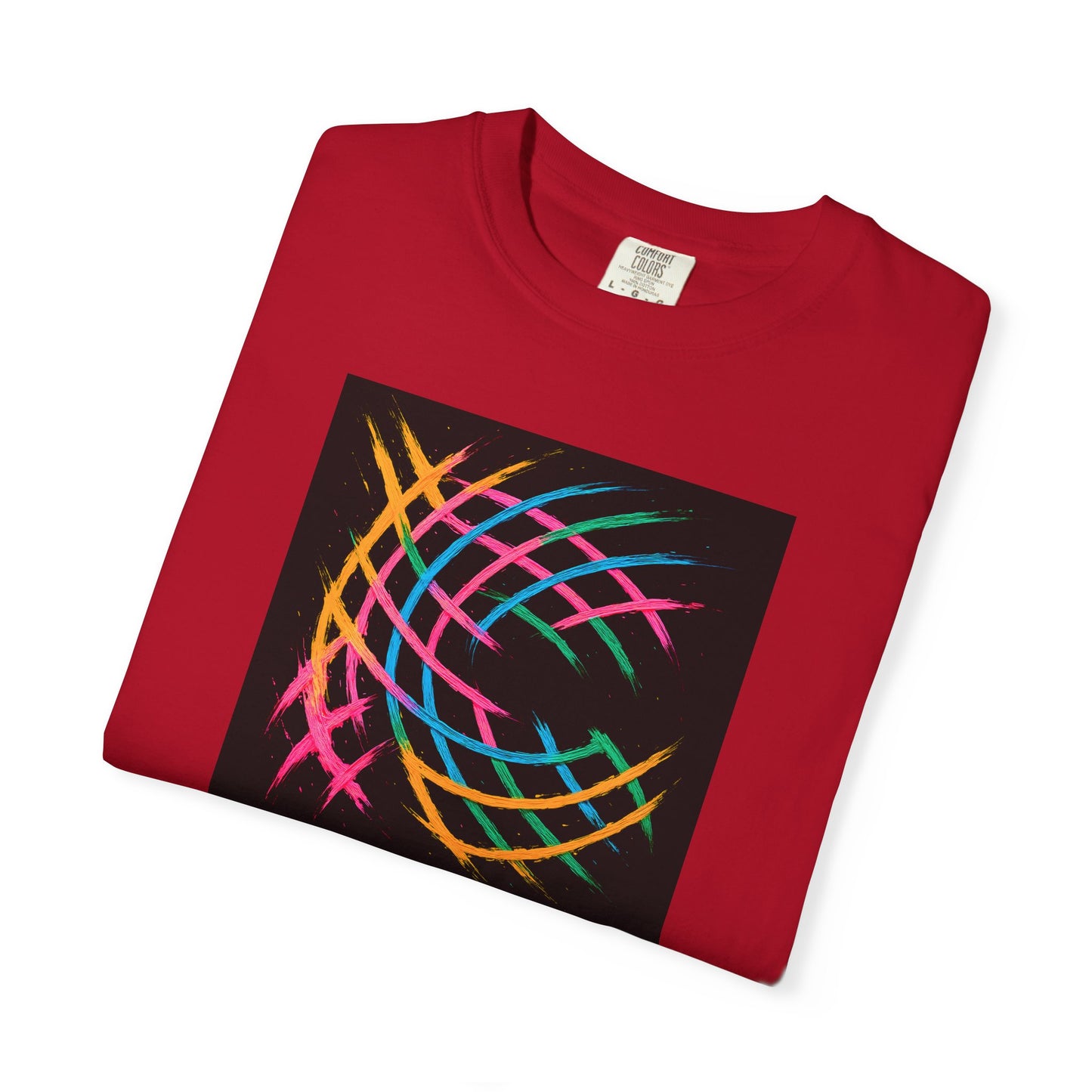 Colorful Abstract Unisex T-Shirt - Weave Design