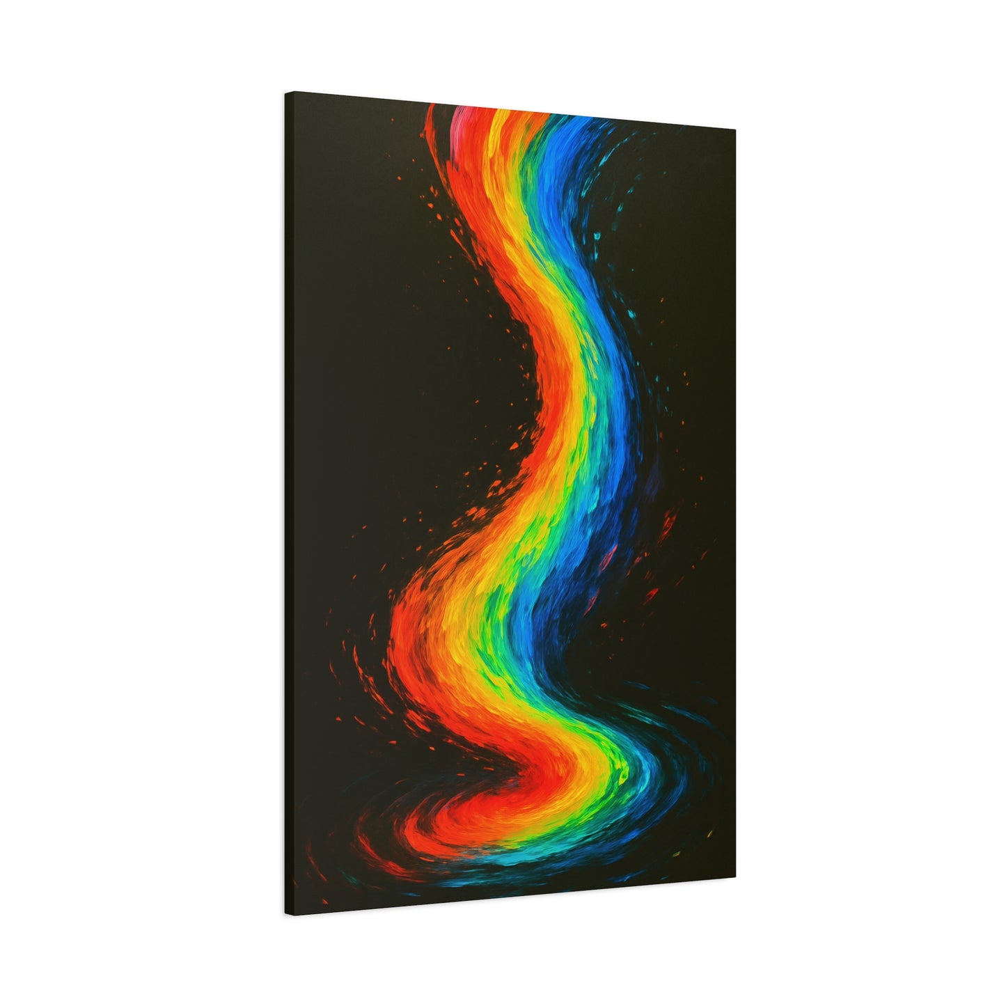 Rainbow Canvas Art Print - Melt Design
