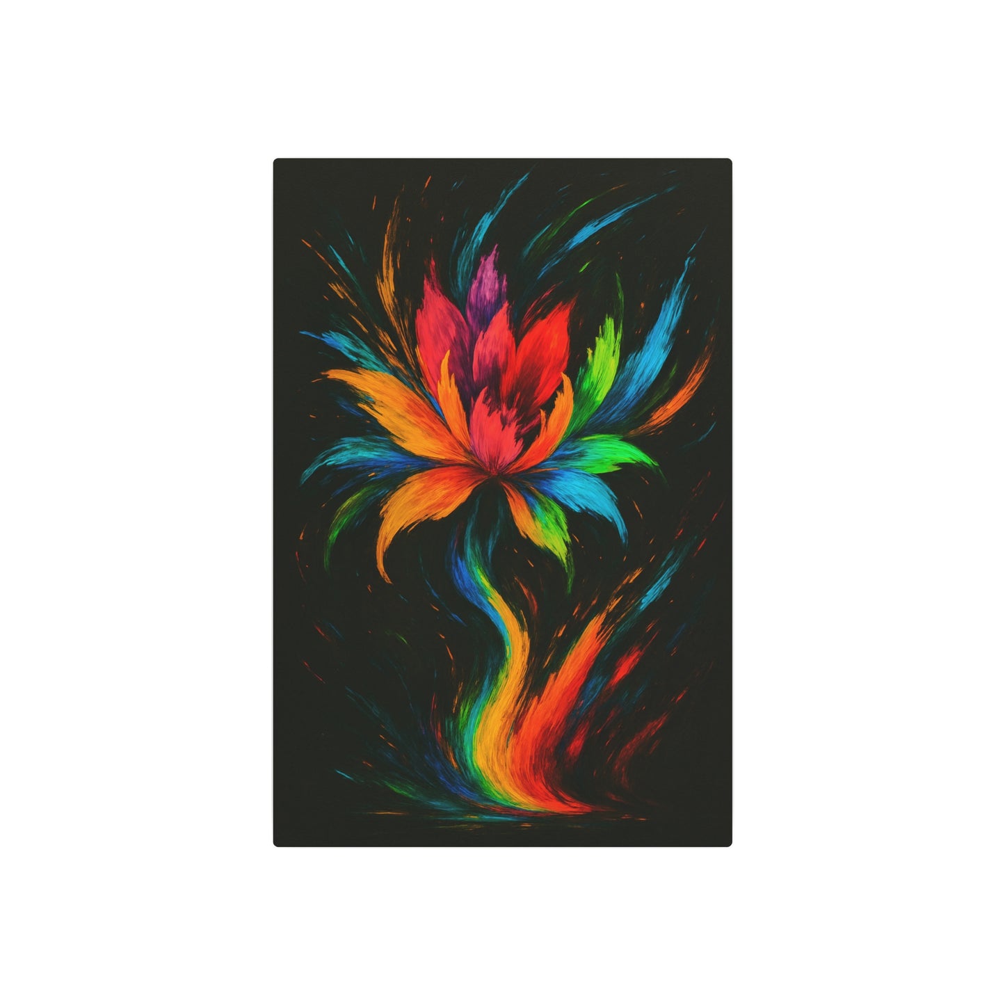 Vibrant Lotus Metal Art for Home Decor - Melt Design