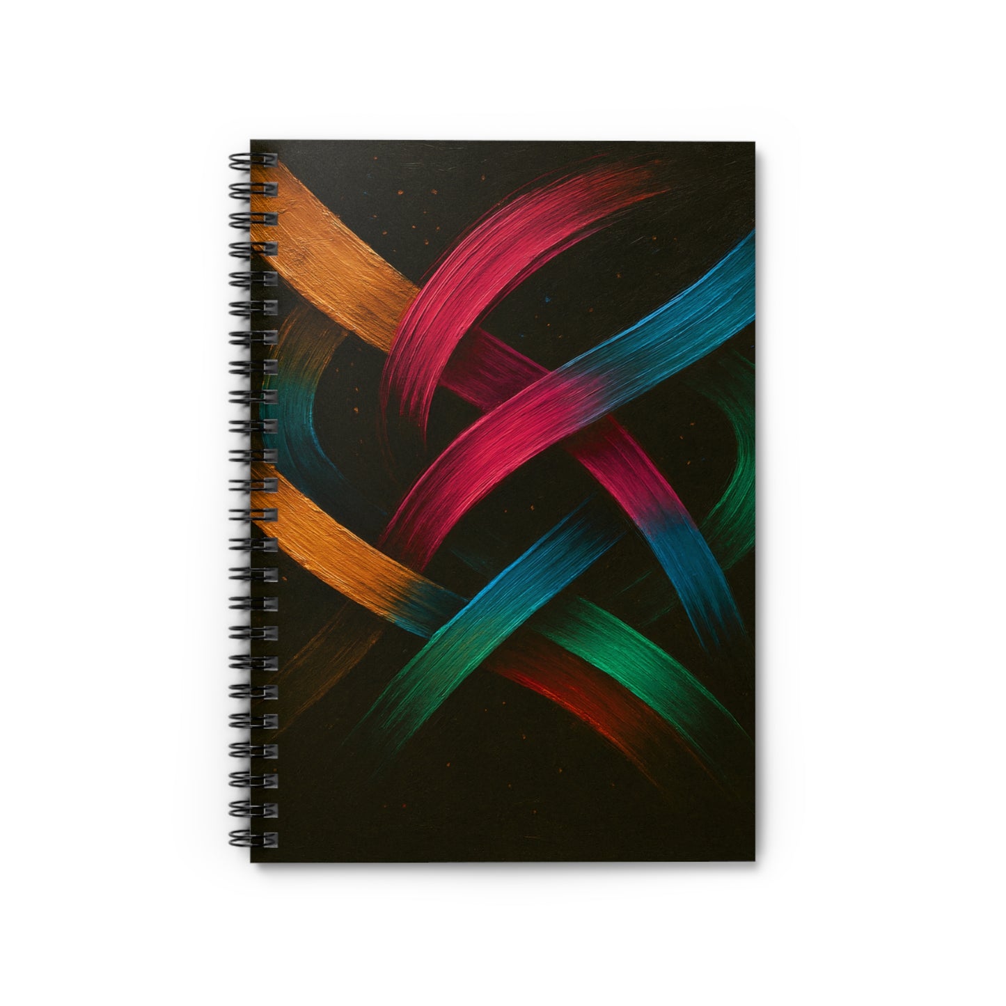 Colorful Spiral Notebook - Weave Design