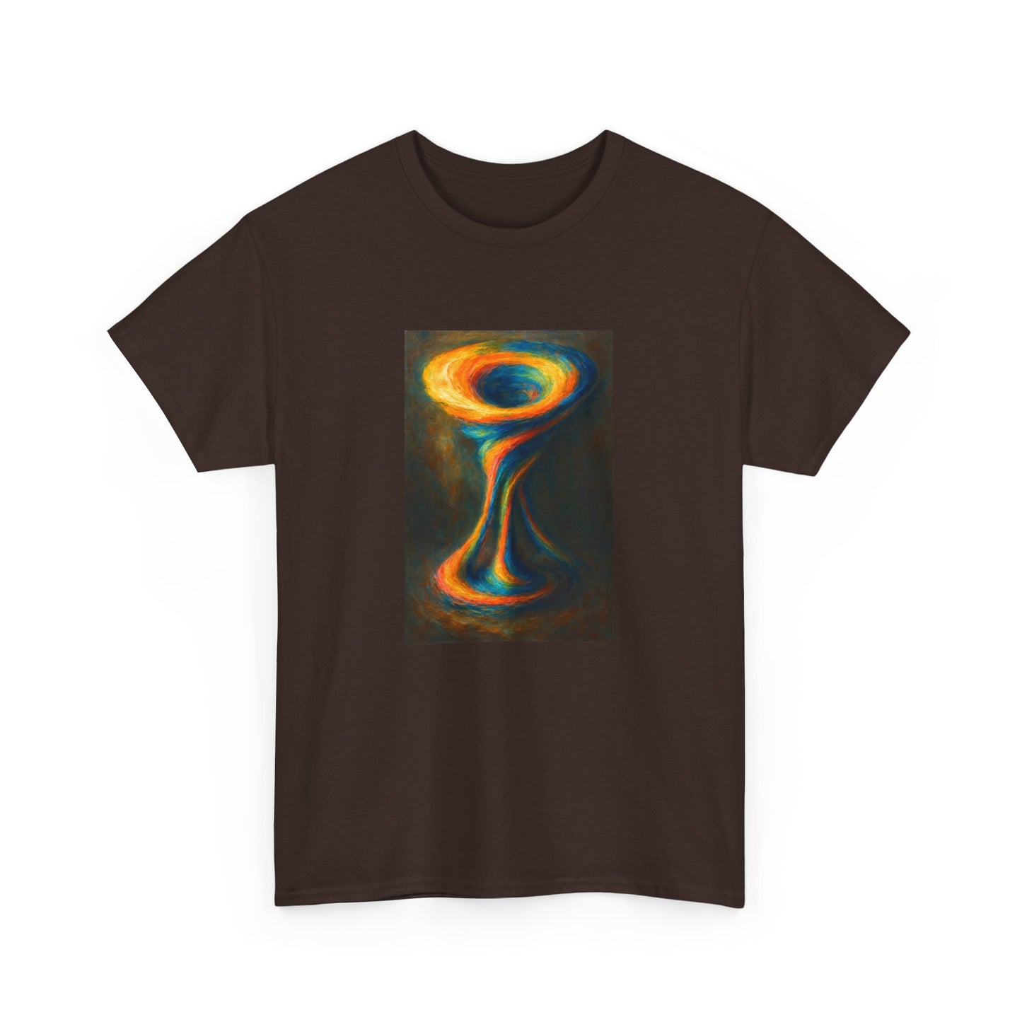Casual Wear Colorful Abstract Art Unisex Tee - Cyclone Design
