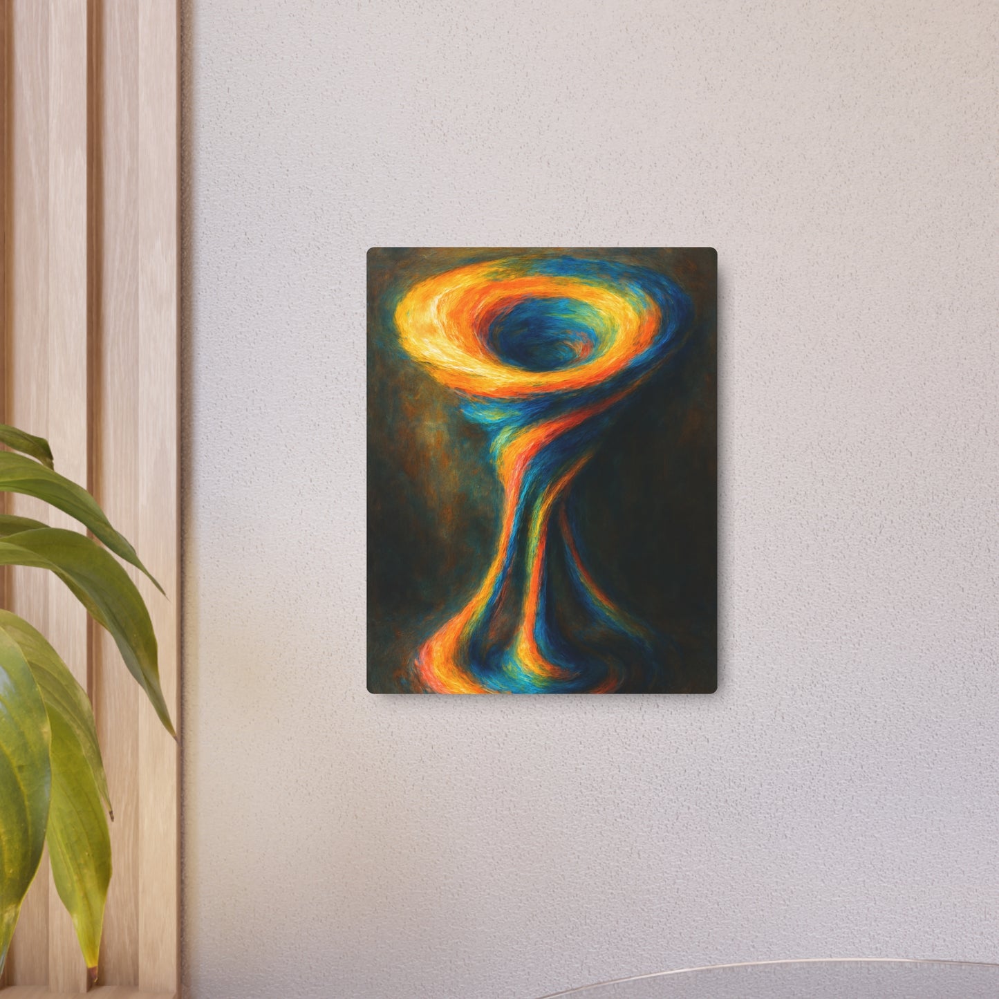 Colorful Wall Decor Metal Art - Cyclone Design