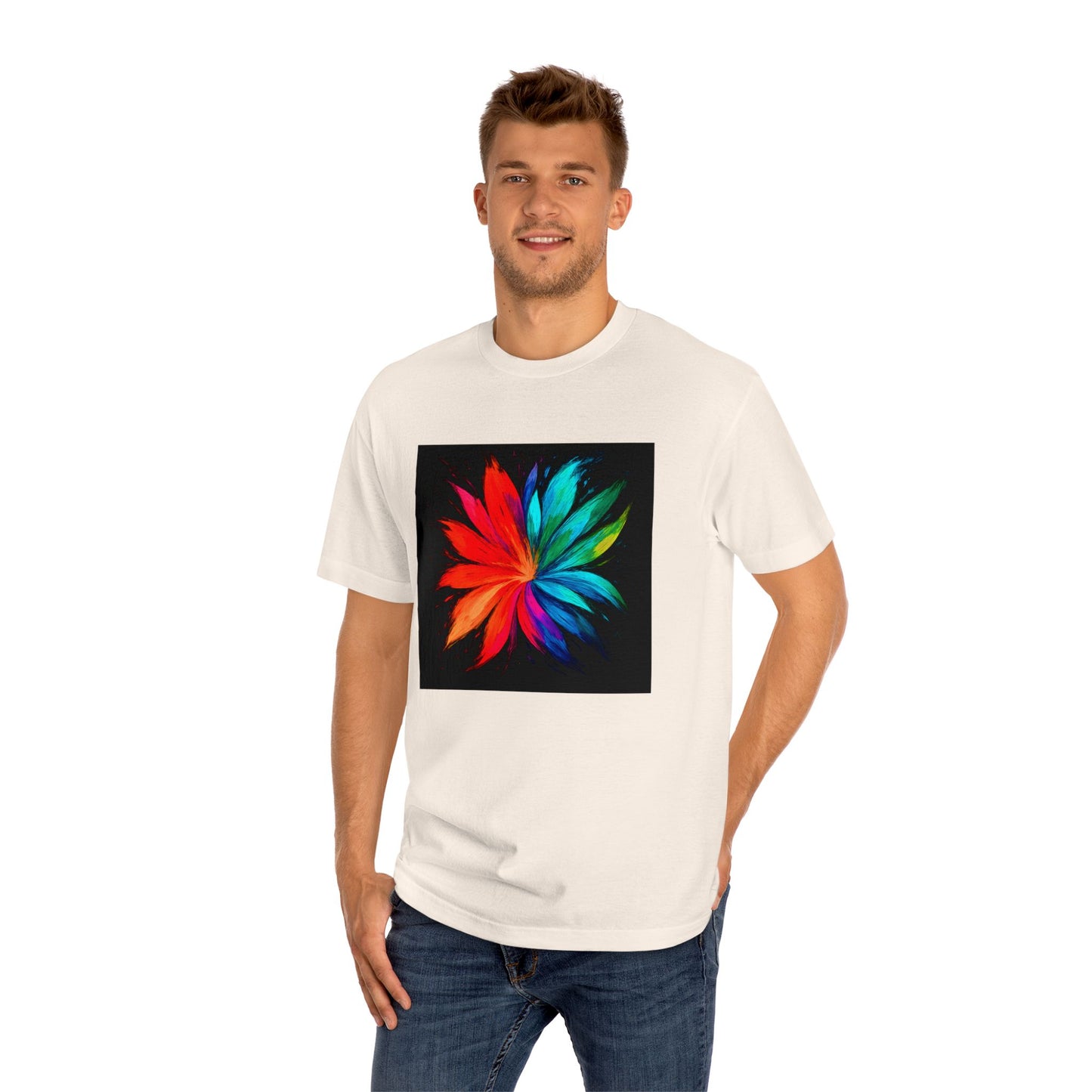 Colorful Floral Unisex Classic Tee - Melt Design
