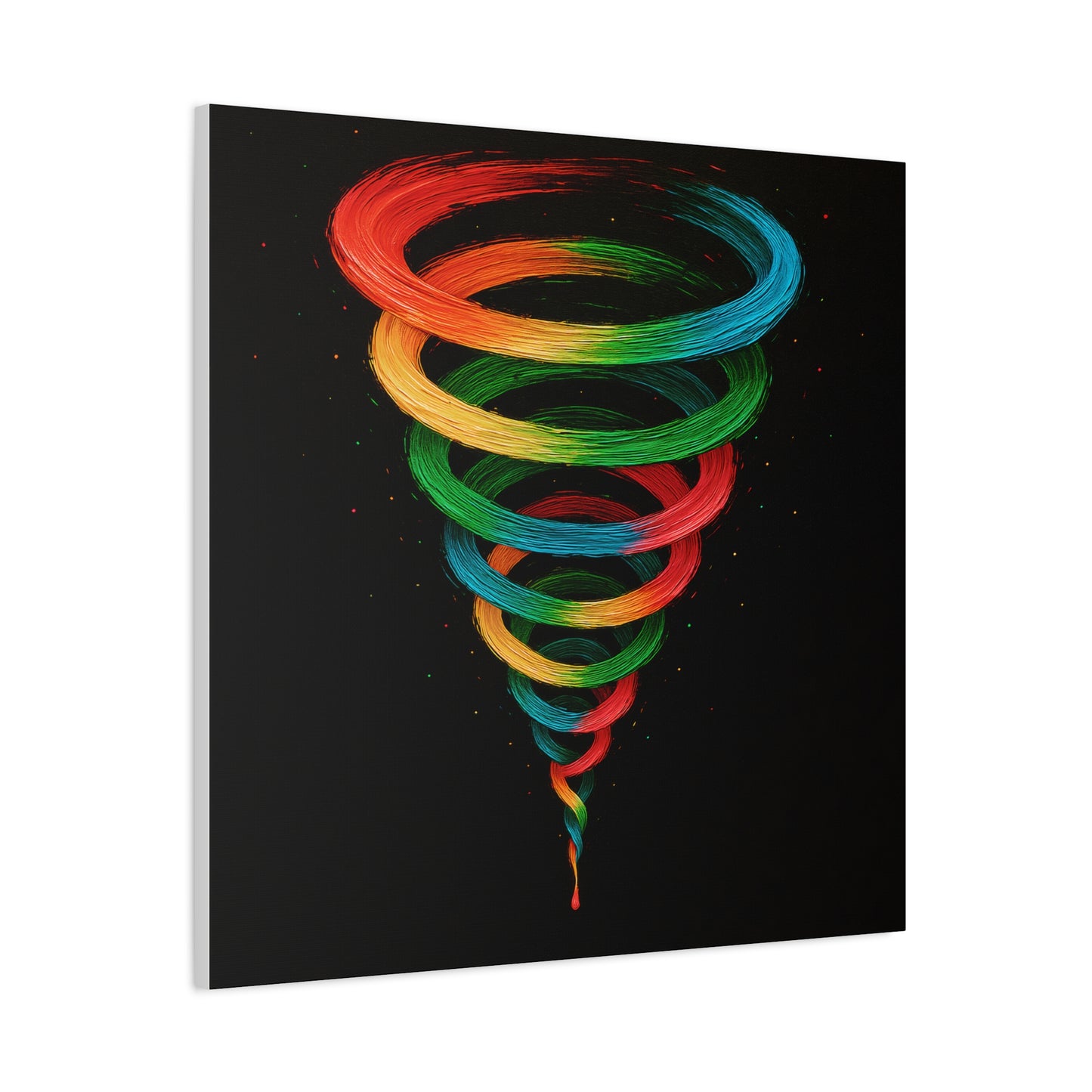 Vibrant Tornado Canvas Wall Art - Cyclone Design