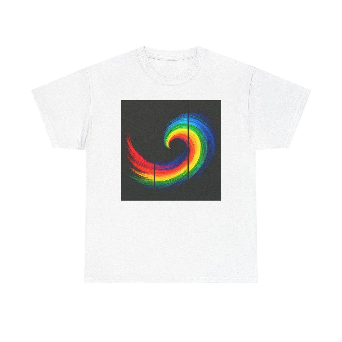 Unisex Heavy Cotton Tee - Cyclone Design