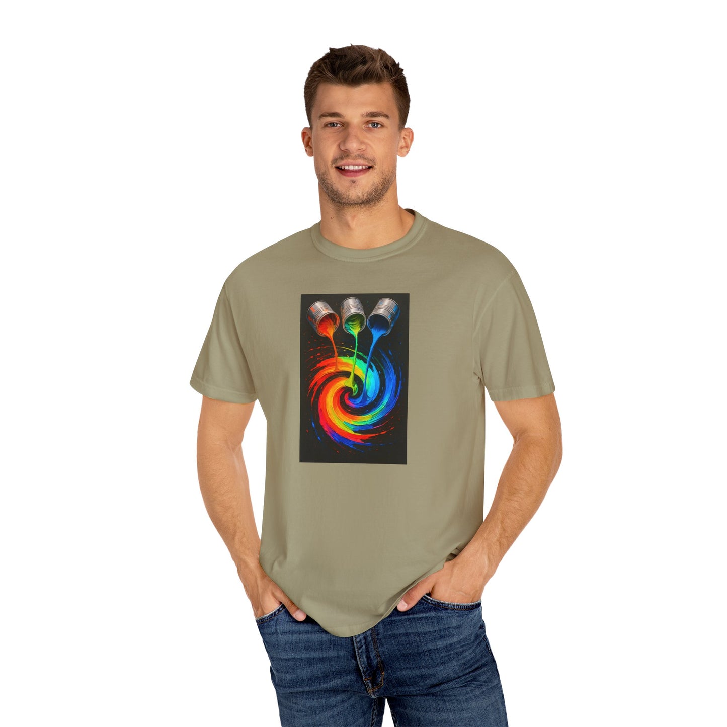 Colorful Artistic T-Shirt - Melt Design